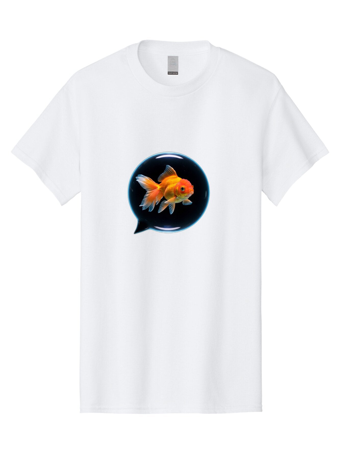 Goldfish-In-Speech-Bubble Men'S Graphic Tee, 100% Cotton, Comfortable Casual Summer Wear, Machine Washable, Vintage Camera, Old Camera, Antique Camera, Black Camera, Classic Photography, Photography Equipment, Nostalgic Device, Film Camera, Bam571 15