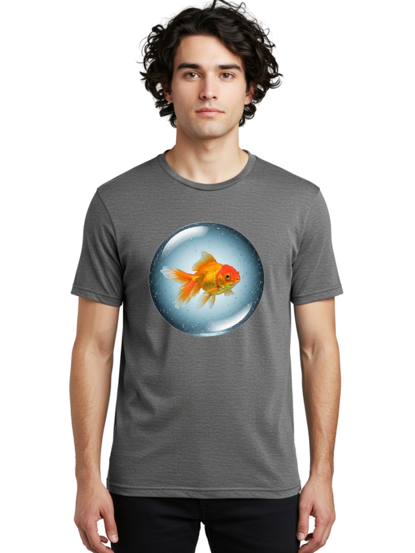 Goldfish-In-Sphere Men'S Graphic Tee, 100% Cotton, Comfortable Casual Summer Wear, Machine Washable, Vintage Camera, Old Camera, Antique Camera, Black Camera, Classic Photography, Photography Equipment, Nostalgic Device, Film Camera, Bam572 17