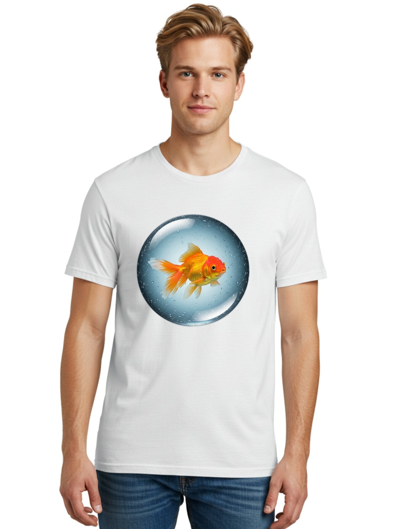 Goldfish-In-Sphere Men'S Graphic Tee, 100% Cotton, Comfortable Casual Summer Wear, Machine Washable, Vintage Camera, Old Camera, Antique Camera, Black Camera, Classic Photography, Photography Equipment, Nostalgic Device, Film Camera, Bam572 18