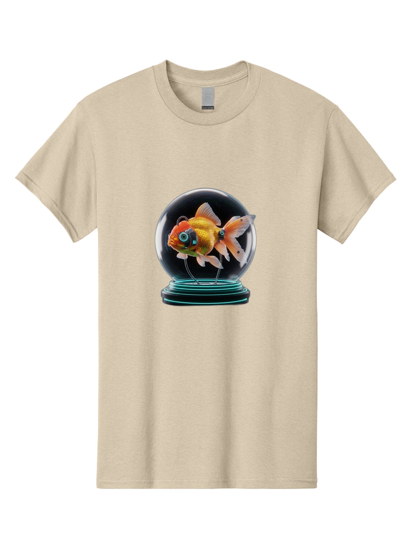 Goldfish-Robot-Eyes Men'S Graphic Tee, 100% Cotton, Comfortable Casual Summer Wear, Machine Washable, Vintage Camera, Old Camera, Antique Camera, Black Camera, Classic Photography, Photography Equipment, Nostalgic Device, Film Camera, Bam574