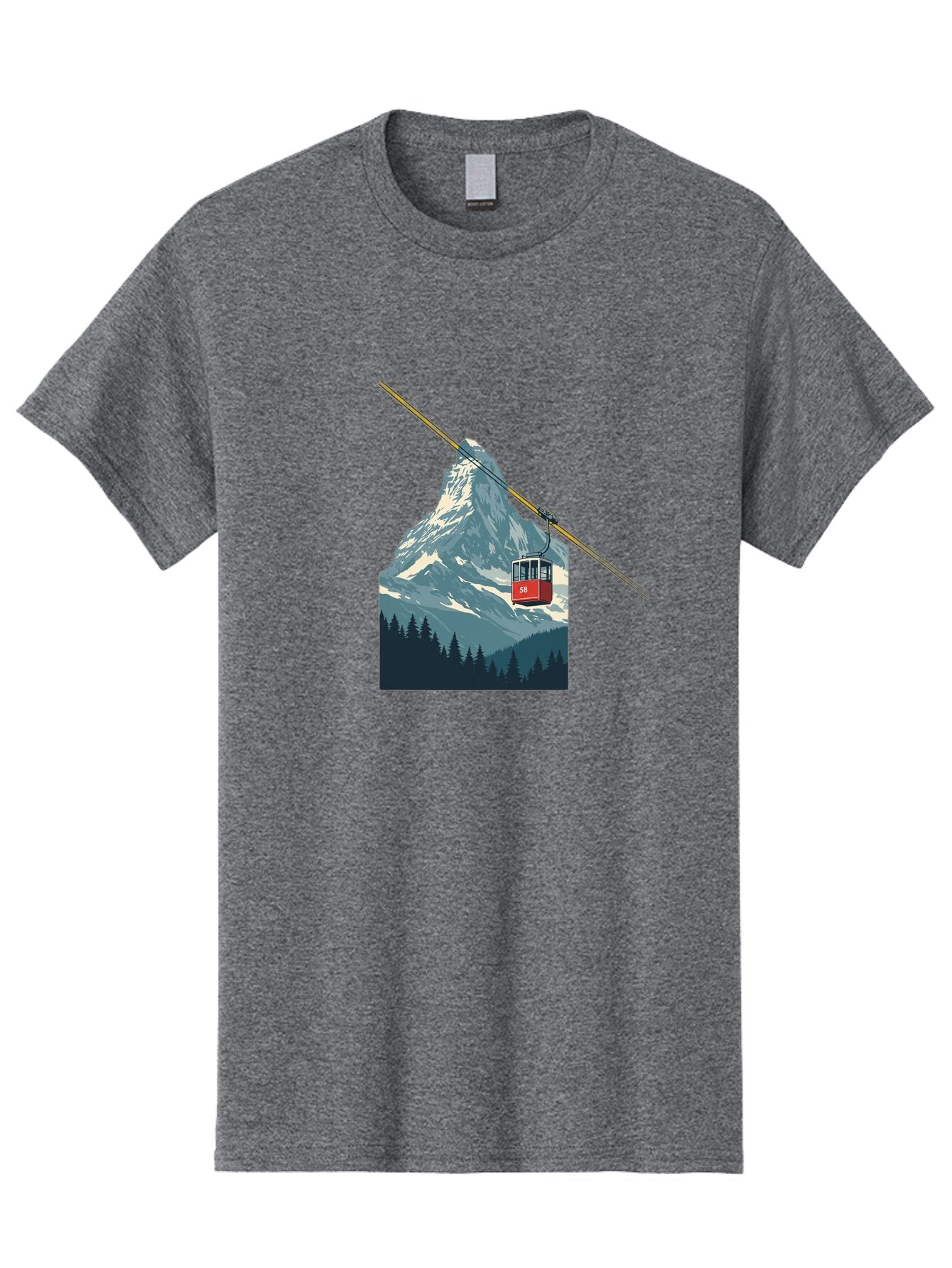 Gondola-Lift Men'S Graphic Tee, 100% Cotton, Comfortable Casual Summer Wear, Machine Washable, Vintage Camera, Old Camera, Antique Camera, Black Camera, Classic Photography, Photography Equipment, Nostalgic Device, Film Camera, Camera Art Bam576 12
