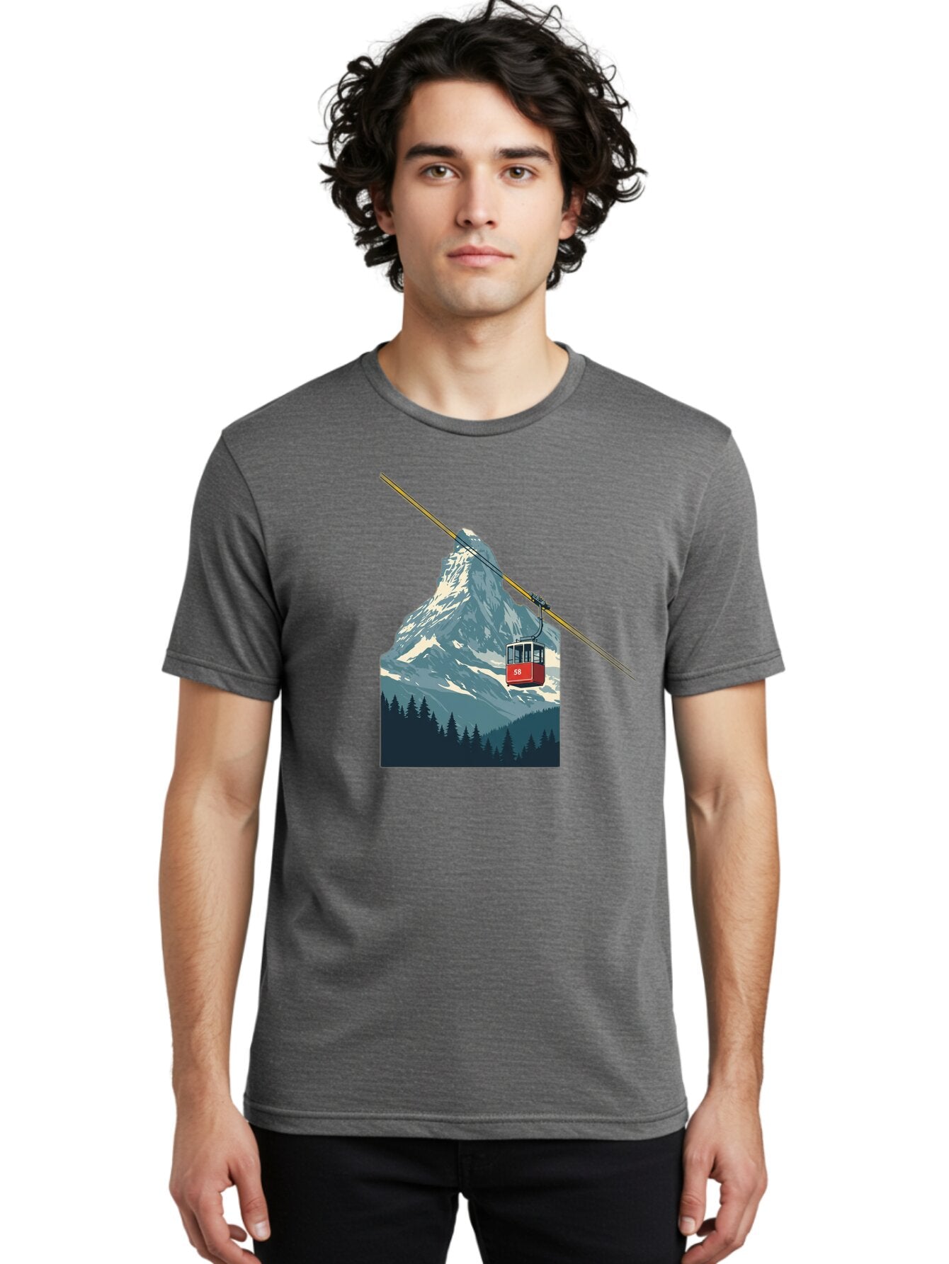 Gondola-Lift Men'S Graphic Tee, 100% Cotton, Comfortable Casual Summer Wear, Machine Washable, Vintage Camera, Old Camera, Antique Camera, Black Camera, Classic Photography, Photography Equipment, Nostalgic Device, Film Camera, Camera Art Bam576 28