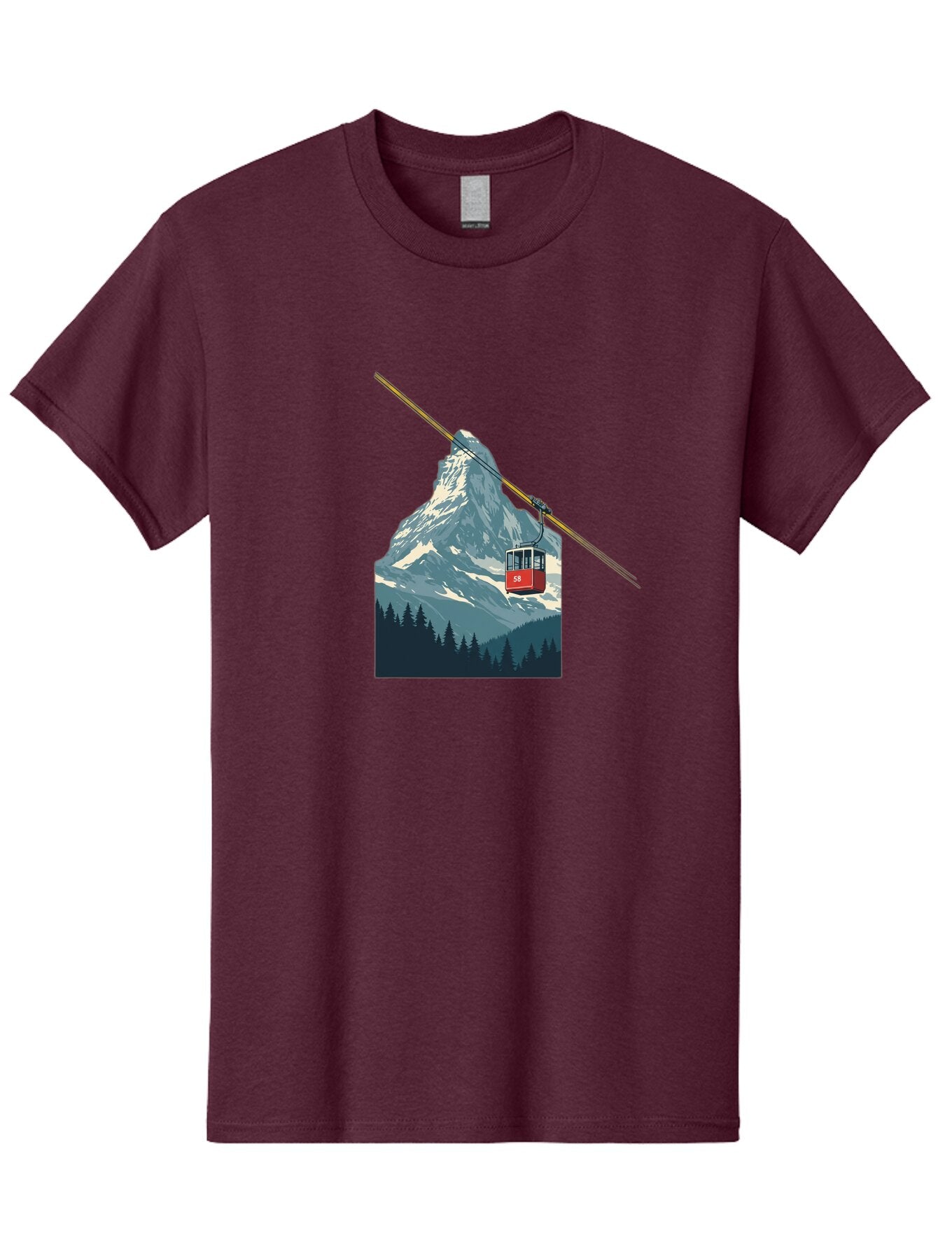 Gondola-Lift Men'S Graphic Tee, 100% Cotton, Comfortable Casual Summer Wear, Machine Washable, Vintage Camera, Old Camera, Antique Camera, Black Camera, Classic Photography, Photography Equipment, Nostalgic Device, Film Camera, Camera Art Bam576 3