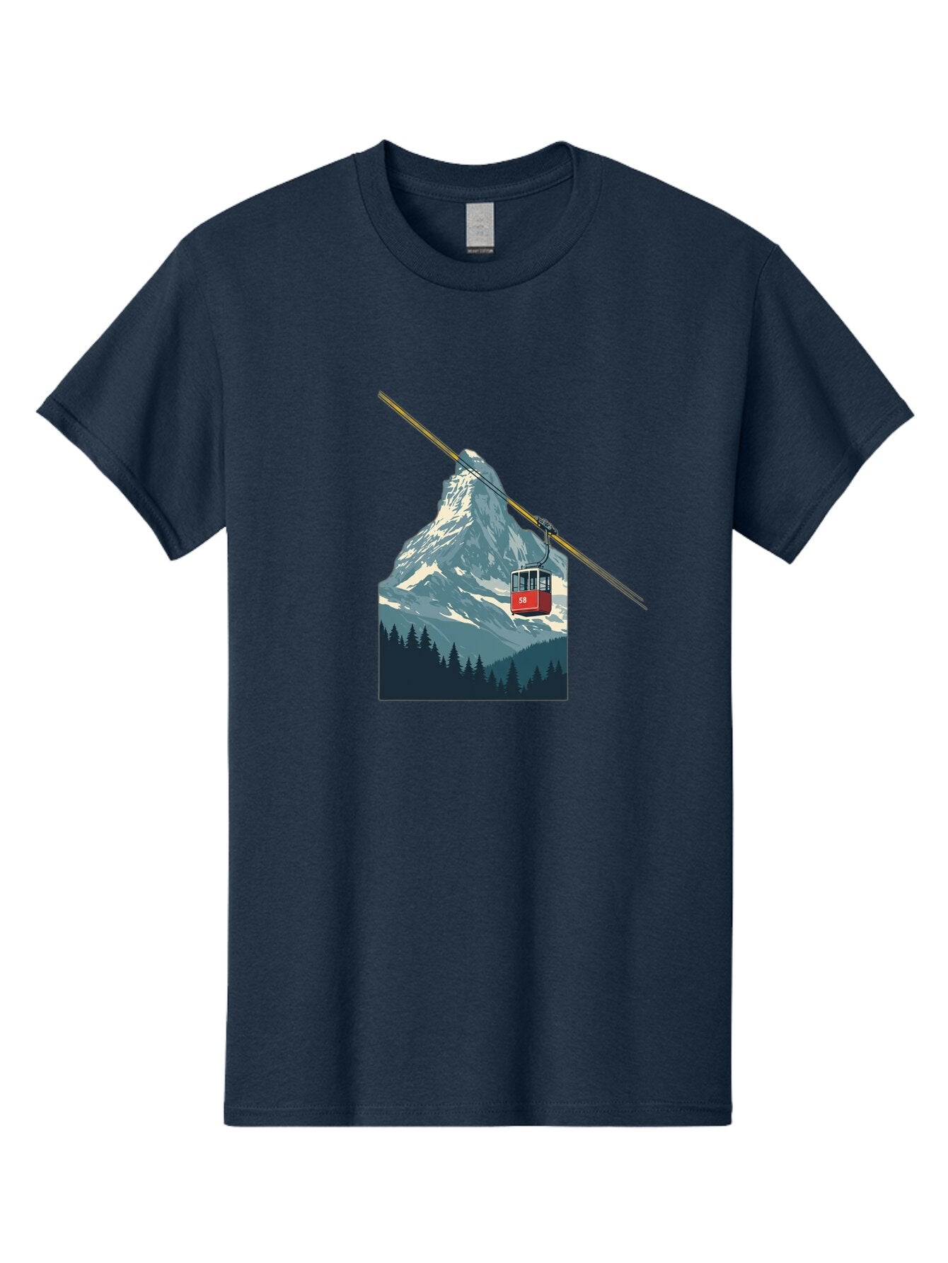 Gondola-Lift Men'S Graphic Tee, 100% Cotton, Comfortable Casual Summer Wear, Machine Washable, Vintage Camera, Old Camera, Antique Camera, Black Camera, Classic Photography, Photography Equipment, Nostalgic Device, Film Camera, Camera Art Bam576
