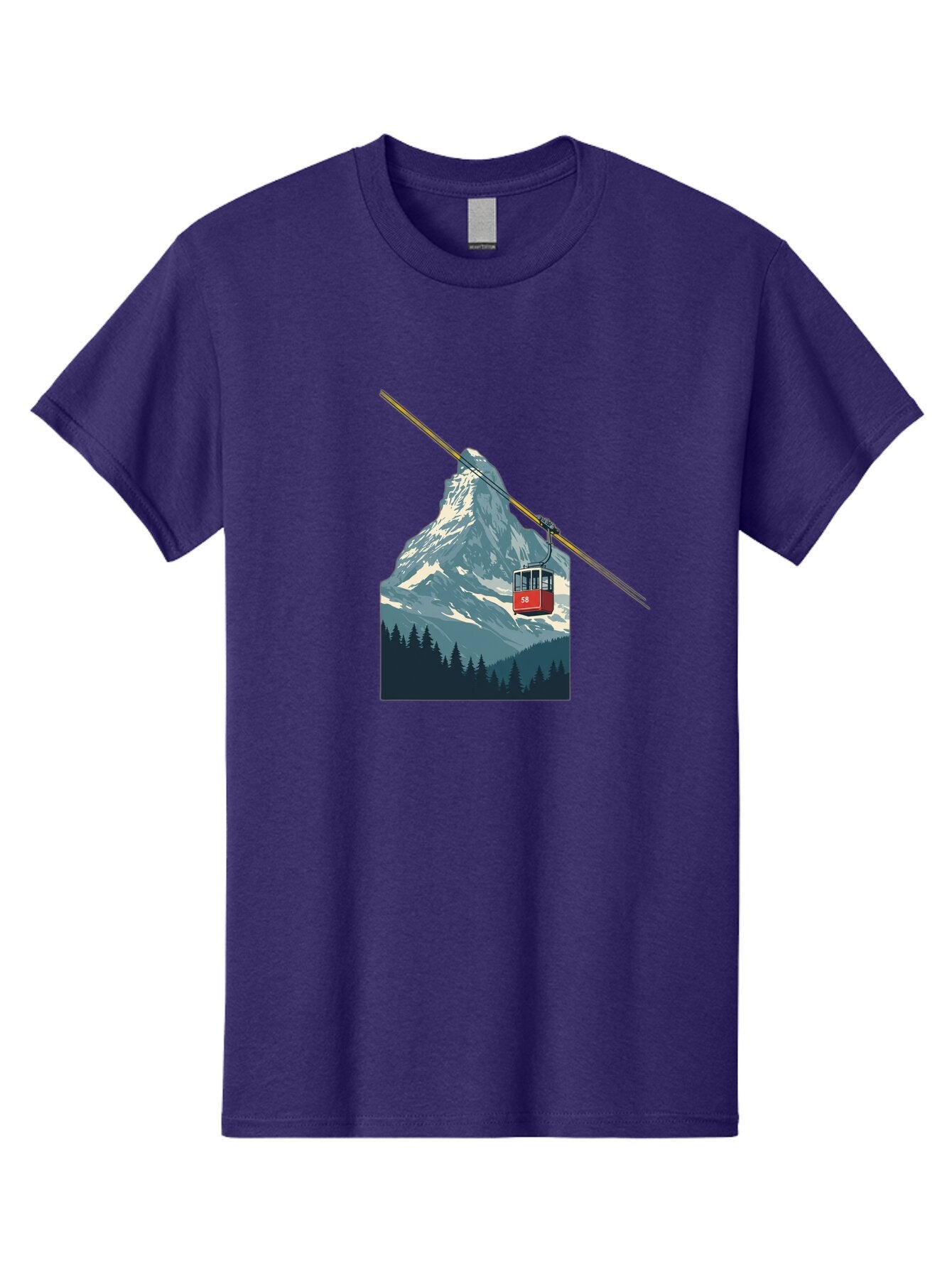 Gondola-Lift Men'S Graphic Tee, 100% Cotton, Comfortable Casual Summer Wear, Machine Washable, Vintage Camera, Old Camera, Antique Camera, Black Camera, Classic Photography, Photography Equipment, Nostalgic Device, Film Camera, Camera Art Bam576