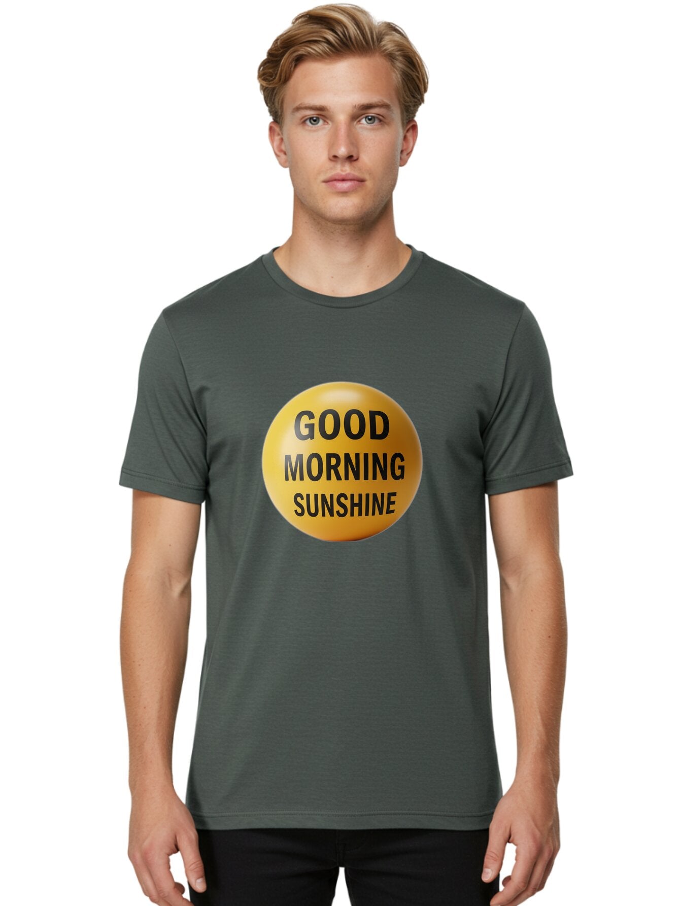 Good-Morning-Sunshine-3 Men'S Graphic Tee, 100% Cotton, Comfortable Casual Summer Wear, Machine Washable, Vintage Camera, Old Camera, Antique Camera, Black Camera, Classic Photography, Photography Equipment, Nostalgic Device, Film Camera, Bam579 25
