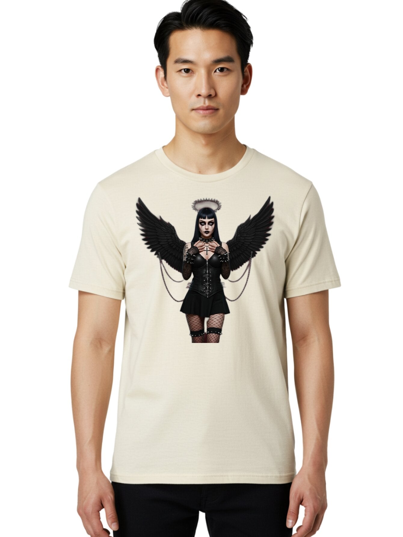 Gothic-Angel Men'S Graphic Tee, 100% Cotton, Comfortable Casual Summer Wear, Machine Washable, Vintage Camera, Old Camera, Antique Camera, Black Camera, Classic Photography, Photography Equipment, Nostalgic Device, Film Camera, Camera Art Bam584 24