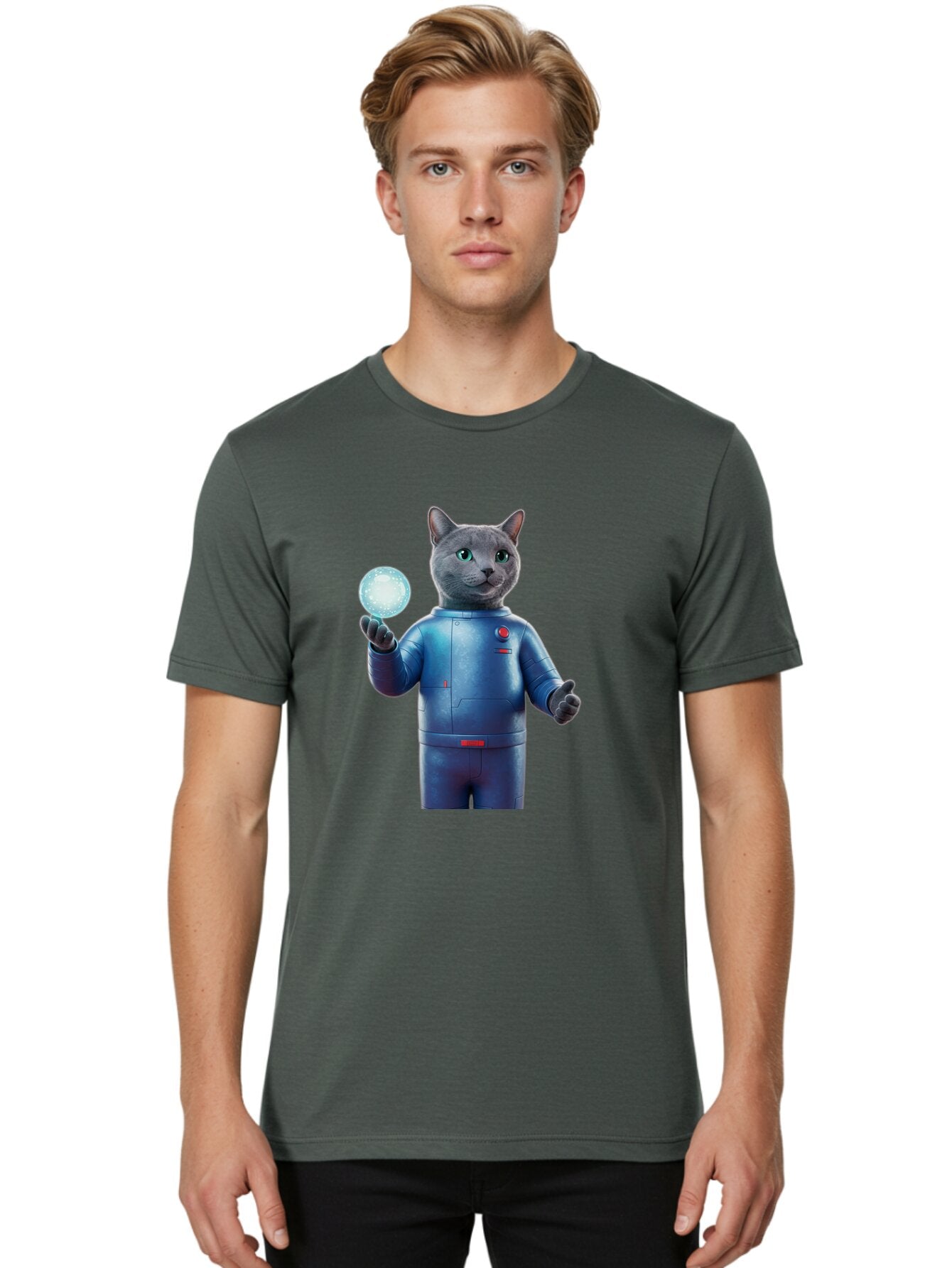 Gray-Cat-In-Spacesuit Men'S Graphic Tee, 100% Cotton, Comfortable Casual Summer Wear, Machine Washable, Vintage Camera, Old Camera, Antique Camera, Black Camera, Classic Photography, Photography Equipment, Nostalgic Device, Film Camera, Bam585 22
