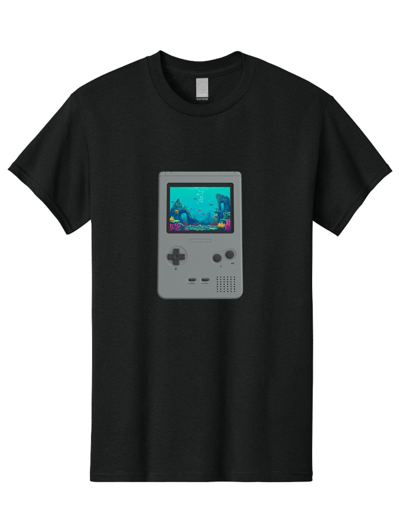Gray-Gameboy Men'S Graphic Tee, 100% Cotton, Comfortable Casual Summer Wear, Machine Washable, Vintage Camera, Old Camera, Antique Camera, Black Camera, Classic Photography, Photography Equipment, Nostalgic Device, Film Camera, Camera Art Bam587 6
