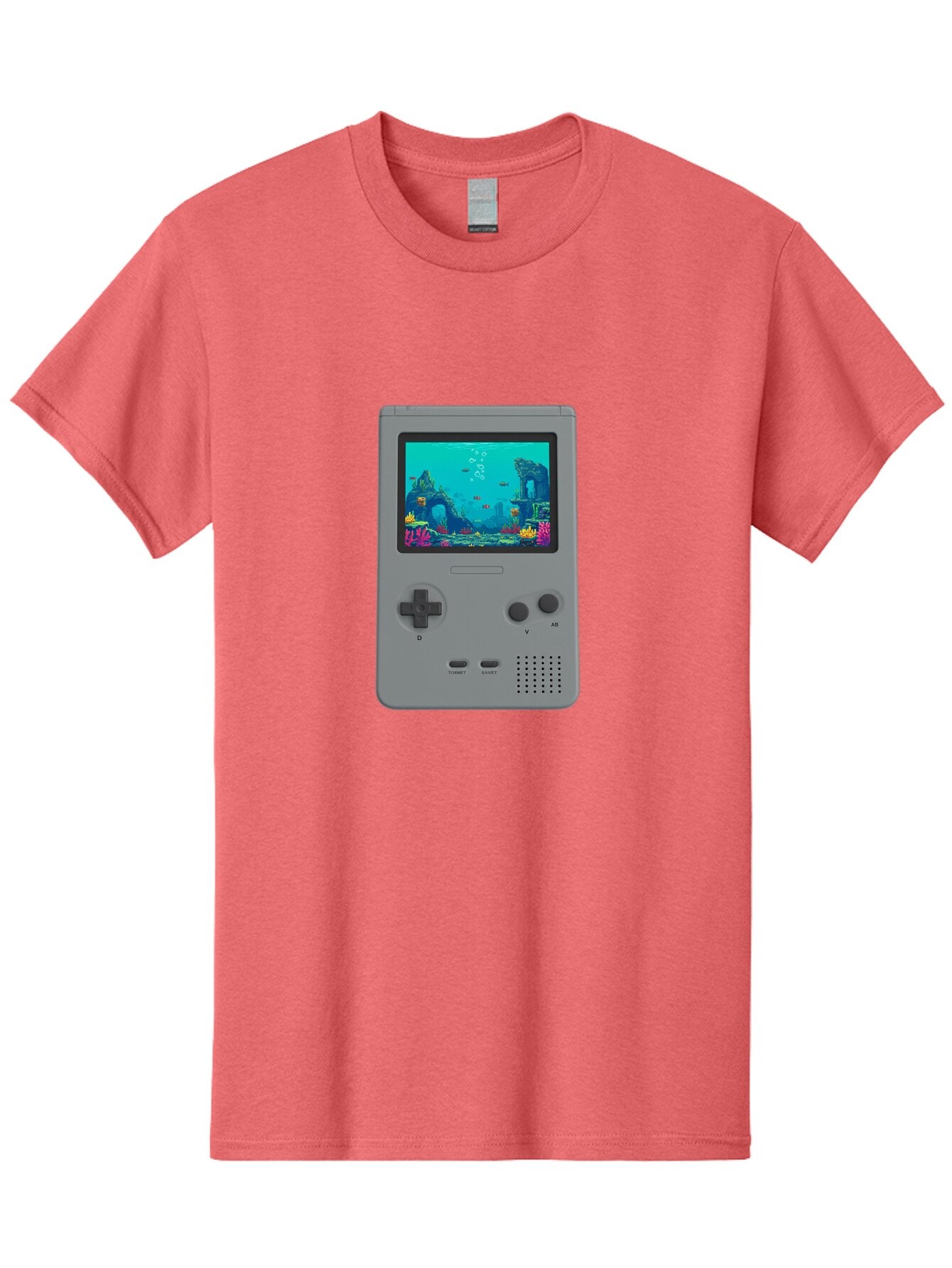 Gray-Gameboy Men'S Graphic Tee, 100% Cotton, Comfortable Casual Summer Wear, Machine Washable, Vintage Camera, Old Camera, Antique Camera, Black Camera, Classic Photography, Photography Equipment, Nostalgic Device, Film Camera, Camera Art Bam587 3