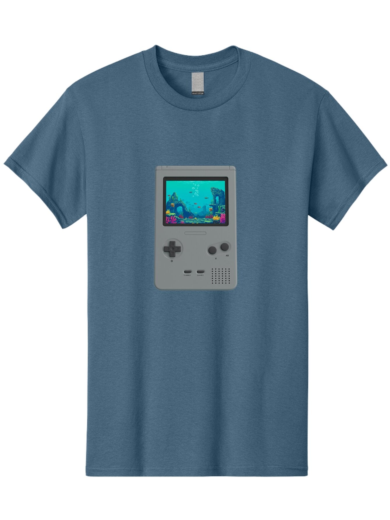 Gray-Gameboy Men'S Graphic Tee, 100% Cotton, Comfortable Casual Summer Wear, Machine Washable, Vintage Camera, Old Camera, Antique Camera, Black Camera, Classic Photography, Photography Equipment, Nostalgic Device, Film Camera, Camera Art Bam587 13
