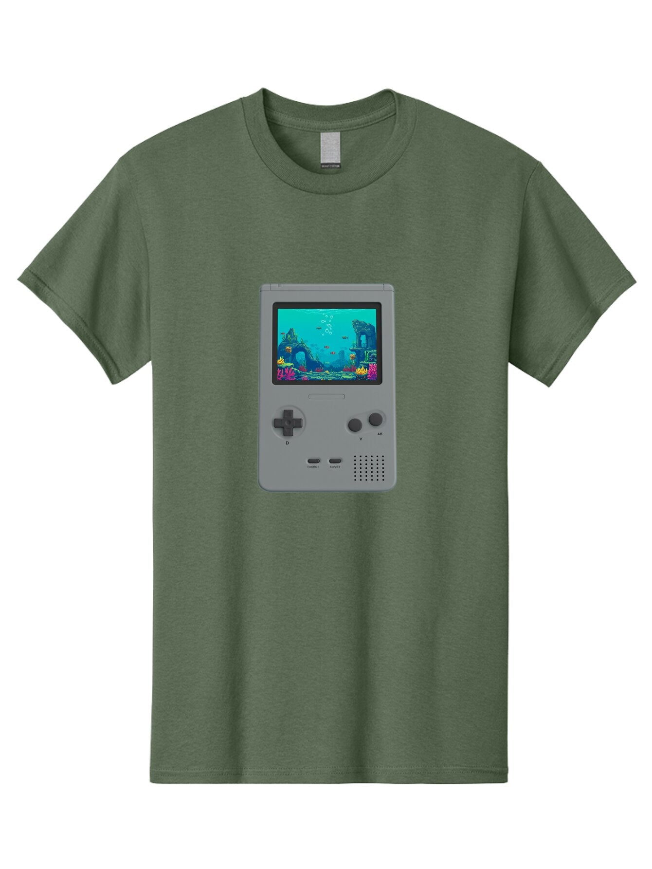 Gray-Gameboy Men'S Graphic Tee, 100% Cotton, Comfortable Casual Summer Wear, Machine Washable, Vintage Camera, Old Camera, Antique Camera, Black Camera, Classic Photography, Photography Equipment, Nostalgic Device, Film Camera, Camera Art Bam587 9