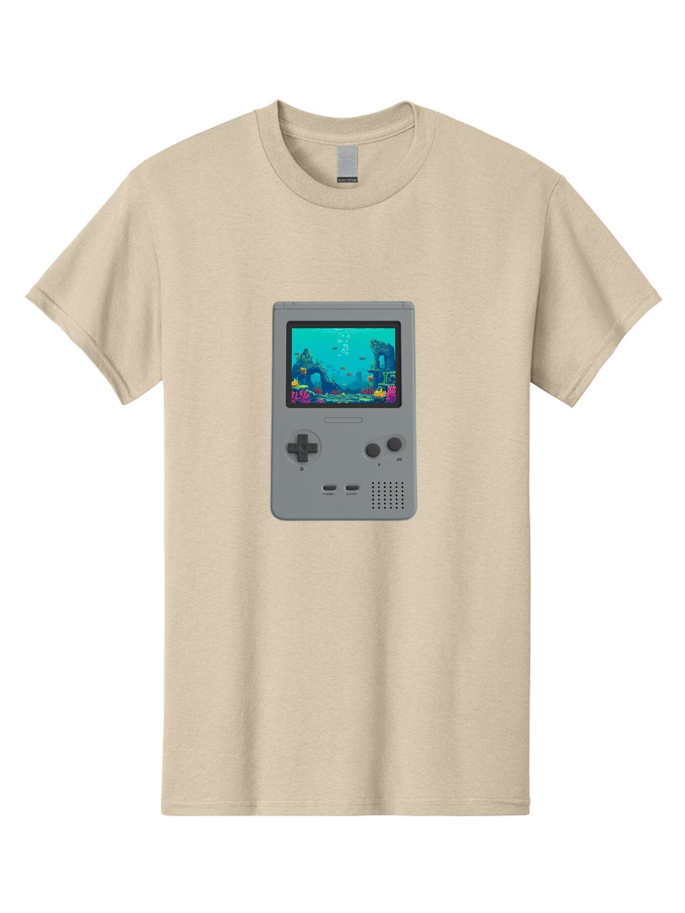 Gray-Gameboy Men'S Graphic Tee, 100% Cotton, Comfortable Casual Summer Wear, Machine Washable, Vintage Camera, Old Camera, Antique Camera, Black Camera, Classic Photography, Photography Equipment, Nostalgic Device, Film Camera, Camera Art Bam587 7