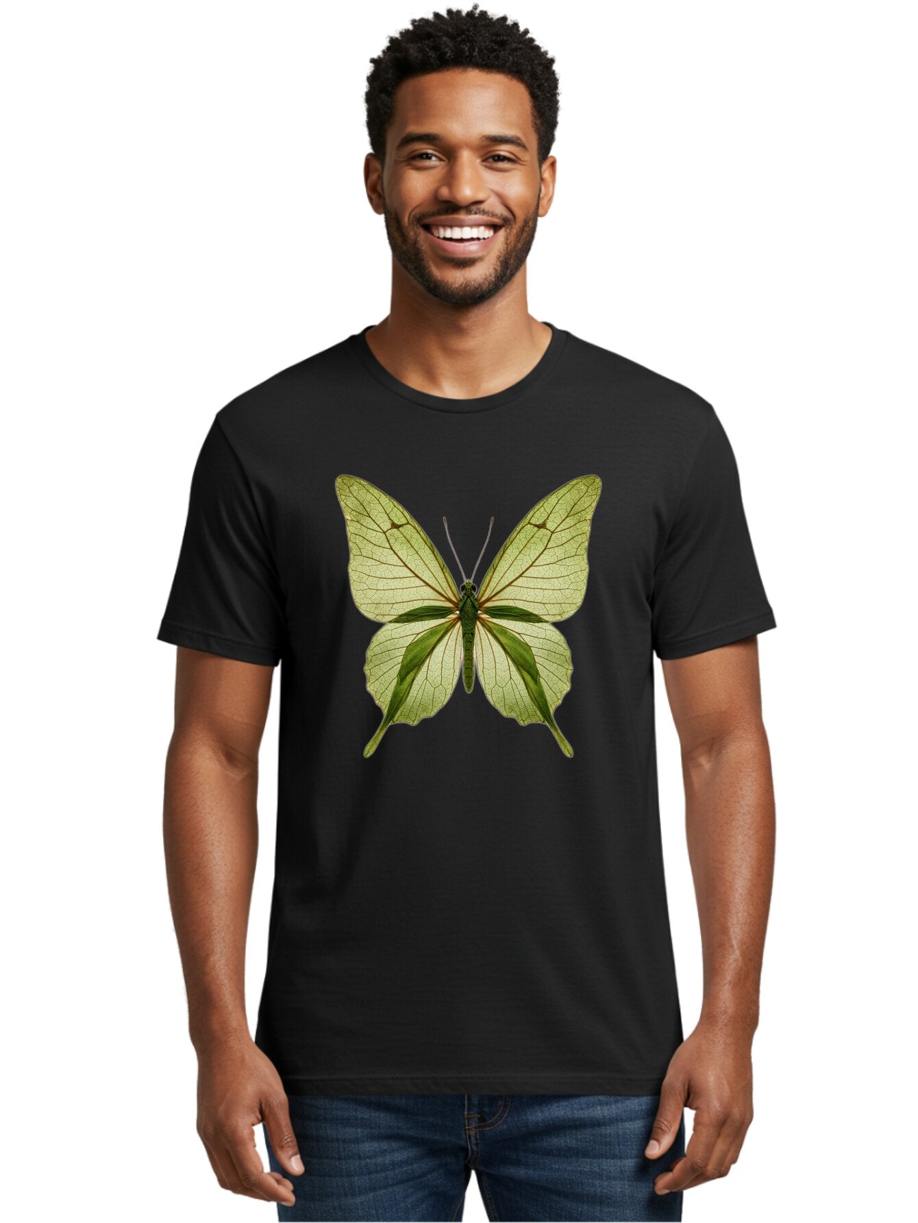 Greta-Oto-Butterfly Men'S Graphic Tee, 100% Cotton, Comfortable Casual Summer Wear, Machine Washable, Vintage Camera, Old Camera, Antique Camera, Black Camera, Classic Photography, Photography Equipment, Nostalgic Device, Film Camera, Bam589 17