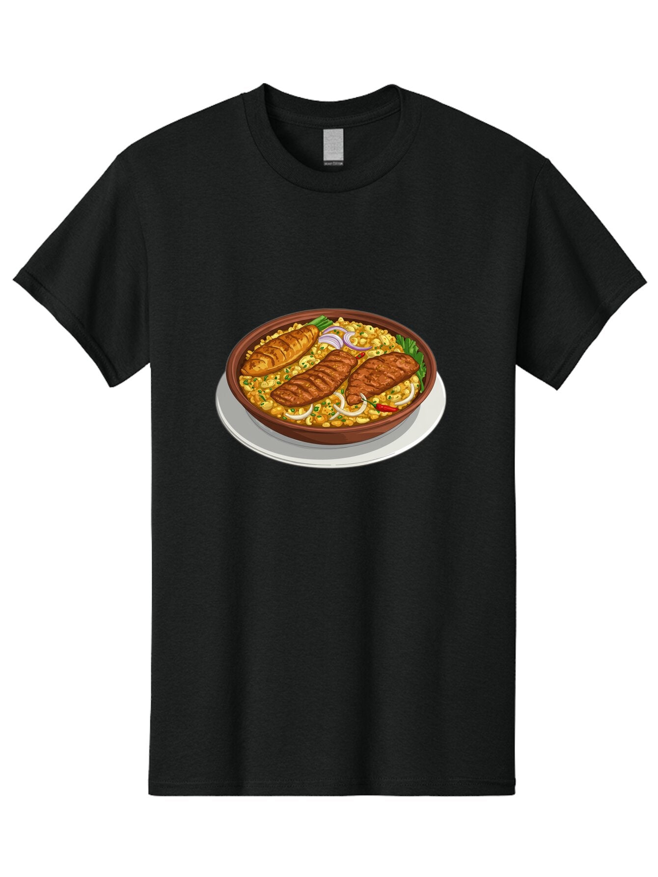 Grilled-Meat-Dish Men'S Graphic Tee, 100% Cotton, Comfortable Casual Summer Wear, Machine Washable, Vintage Camera, Old Camera, Antique Camera, Black Camera, Classic Photography, Photography Equipment, Nostalgic Device, Film Camera, Camera Art Bam590 11