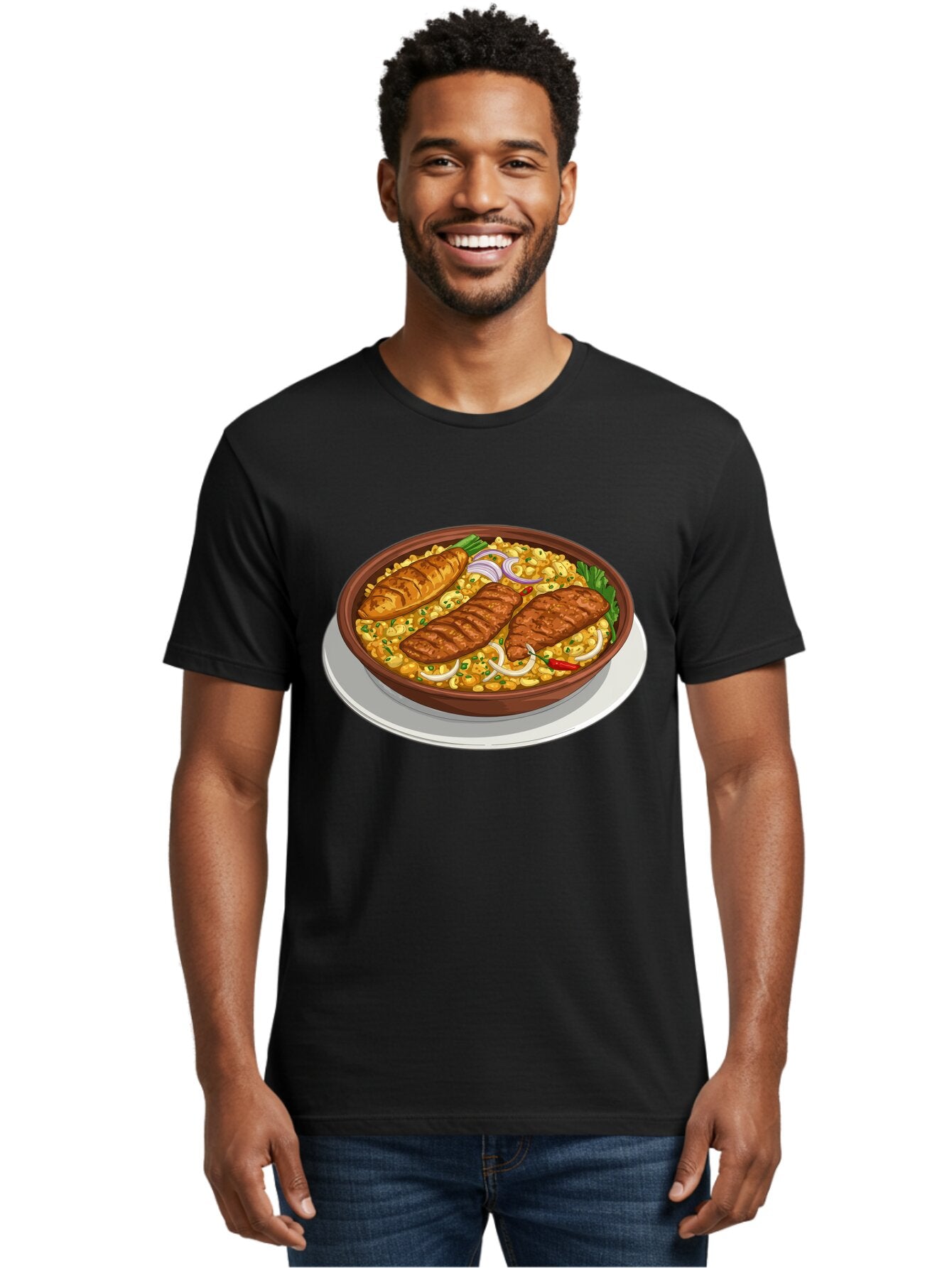 Grilled-Meat-Dish Men'S Graphic Tee, 100% Cotton, Comfortable Casual Summer Wear, Machine Washable, Vintage Camera, Old Camera, Antique Camera, Black Camera, Classic Photography, Photography Equipment, Nostalgic Device, Film Camera, Camera Art Bam590 27