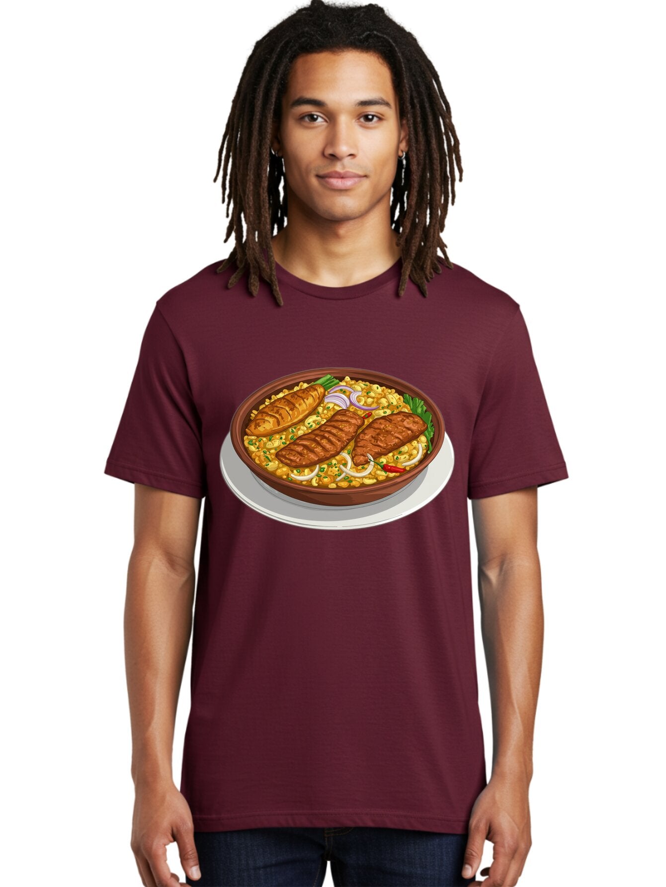 Grilled-Meat-Dish Men'S Graphic Tee, 100% Cotton, Comfortable Casual Summer Wear, Machine Washable, Vintage Camera, Old Camera, Antique Camera, Black Camera, Classic Photography, Photography Equipment, Nostalgic Device, Film Camera, Camera Art Bam590 21