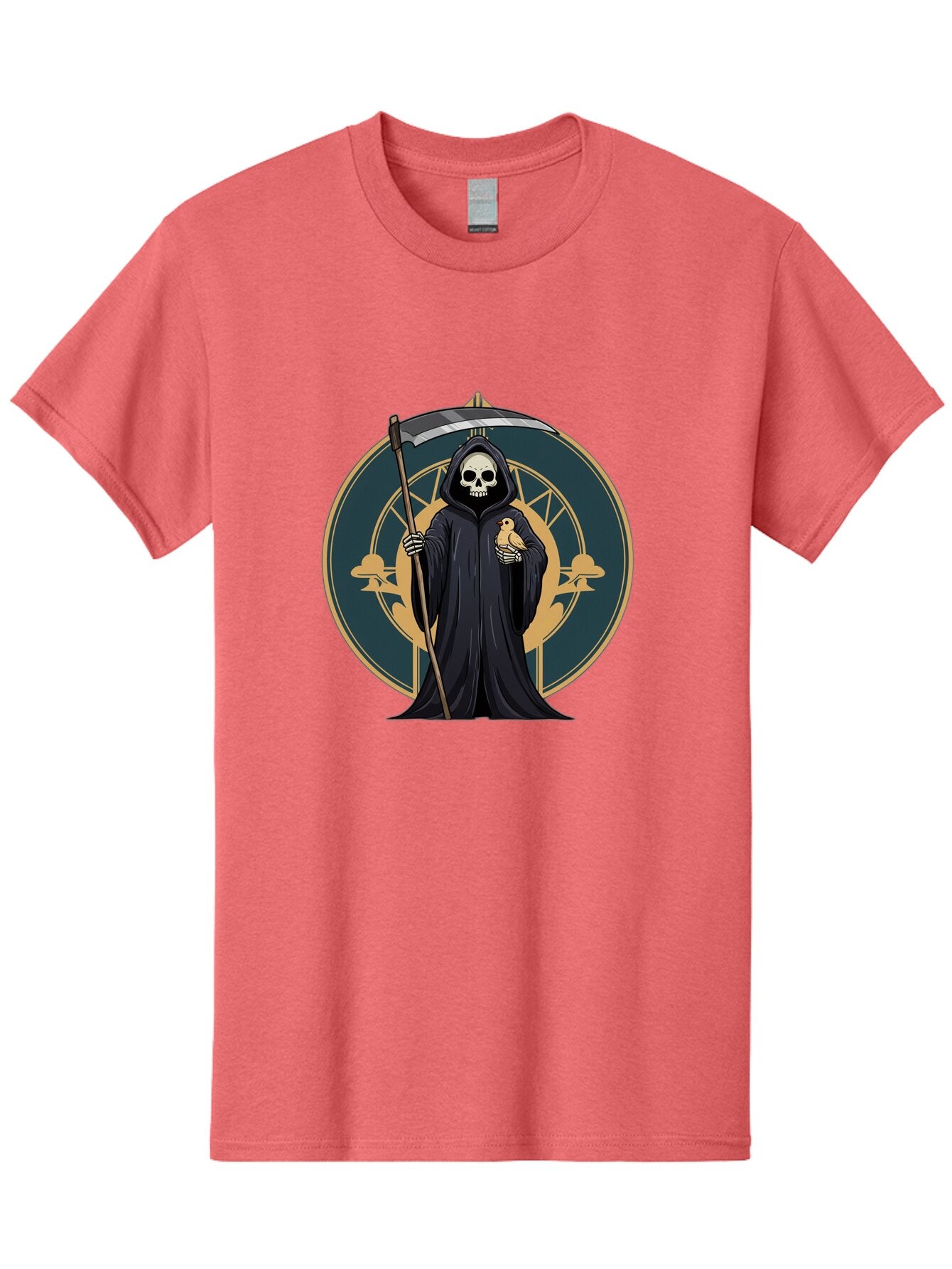 Grim-Reaper-With-Bird Men'S Graphic Tee, 100% Cotton, Comfortable Casual Summer Wear, Machine Washable, Vintage Camera, Old Camera, Antique Camera, Black Camera, Classic Photography, Photography Equipment, Nostalgic Device, Film Camera, Bam591 14