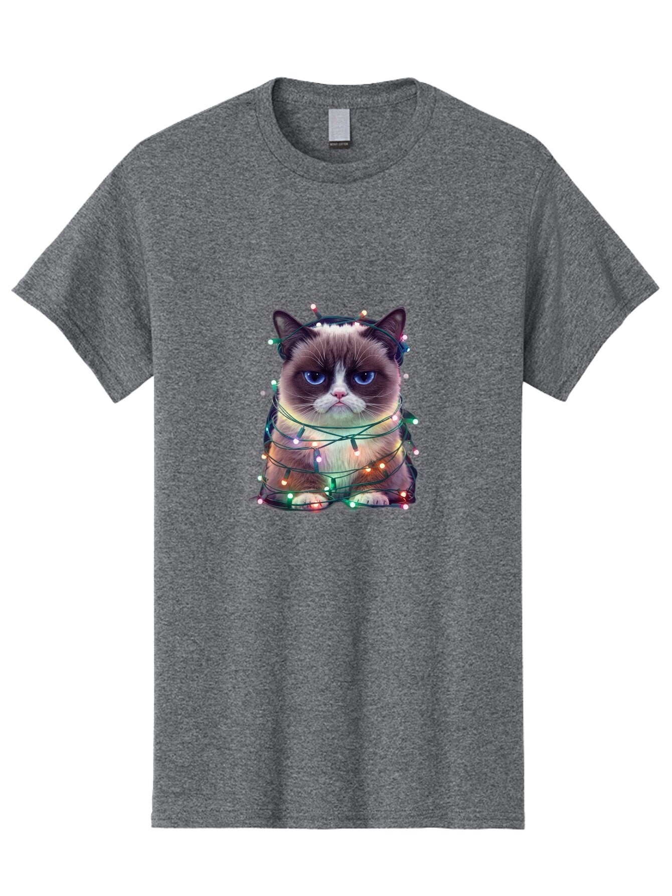 Grumpy-Cat-1 Men'S Graphic Tee, 100% Cotton, Comfortable Casual Summer Wear, Machine Washable, Vintage Camera, Old Camera, Antique Camera, Black Camera, Classic Photography, Photography Equipment, Nostalgic Device, Film Camera, Camera Art Bam593