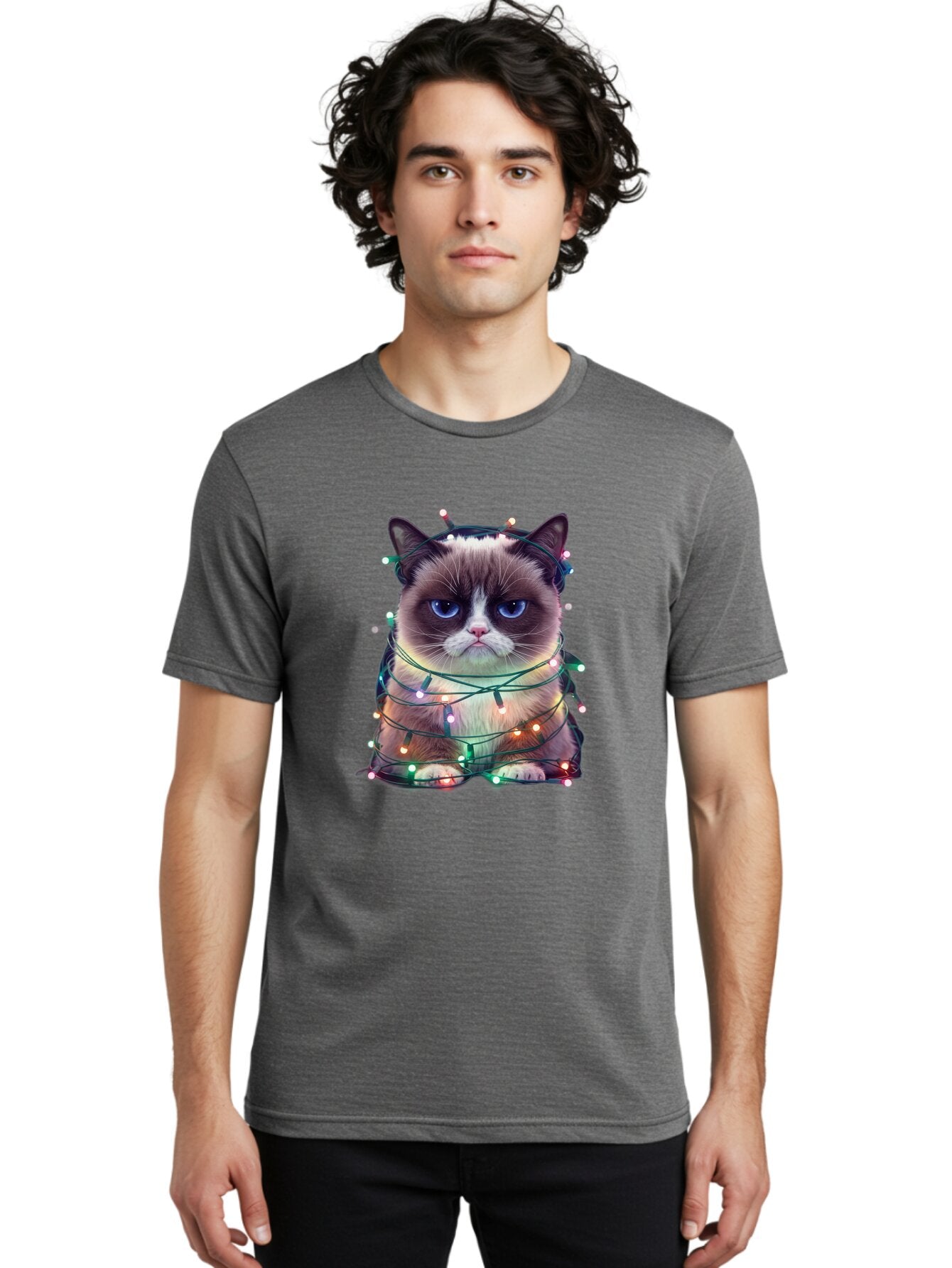Grumpy-Cat-1 Men'S Graphic Tee, 100% Cotton, Comfortable Casual Summer Wear, Machine Washable, Vintage Camera, Old Camera, Antique Camera, Black Camera, Classic Photography, Photography Equipment, Nostalgic Device, Film Camera, Camera Art Bam593 21