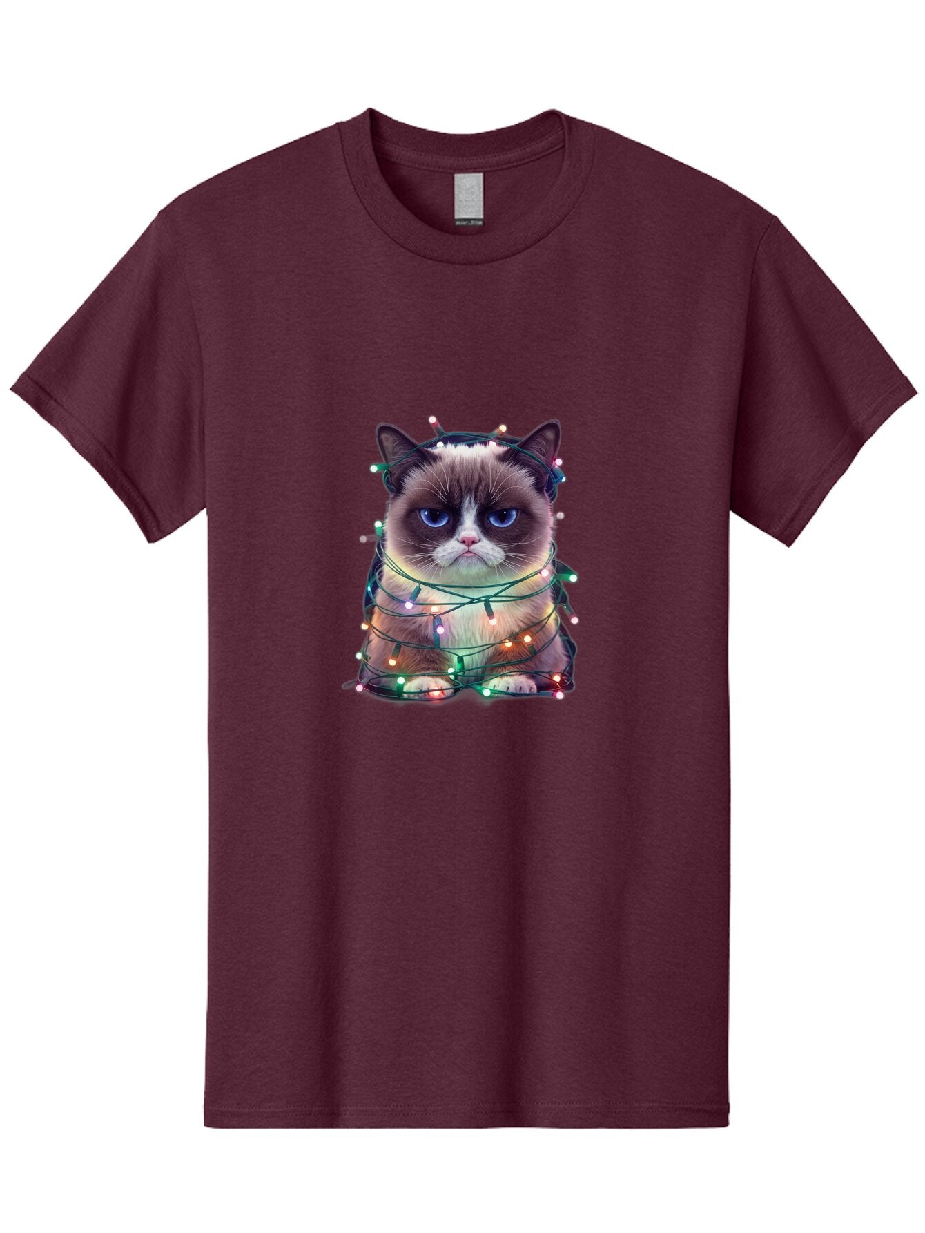Grumpy-Cat-1 Men'S Graphic Tee, 100% Cotton, Comfortable Casual Summer Wear, Machine Washable, Vintage Camera, Old Camera, Antique Camera, Black Camera, Classic Photography, Photography Equipment, Nostalgic Device, Film Camera, Camera Art Bam593 3