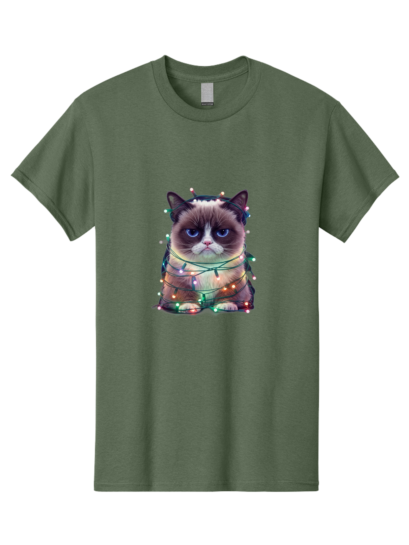 Grumpy-Cat-1 Men'S Graphic Tee, 100% Cotton, Comfortable Casual Summer Wear, Machine Washable, Vintage Camera, Old Camera, Antique Camera, Black Camera, Classic Photography, Photography Equipment, Nostalgic Device, Film Camera, Camera Art Bam593