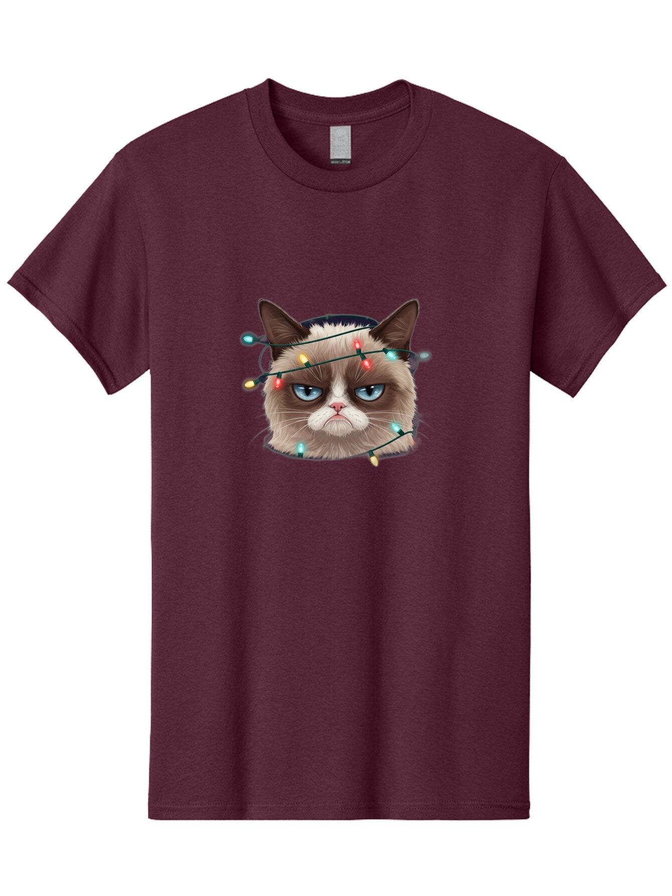 Grumpy-Cat-3 Men'S Graphic Tee, 100% Cotton, Comfortable Casual Summer Wear, Machine Washable, Vintage Camera, Old Camera, Antique Camera, Black Camera, Classic Photography, Photography Equipment, Nostalgic Device, Film Camera, Camera Art Bam595 7