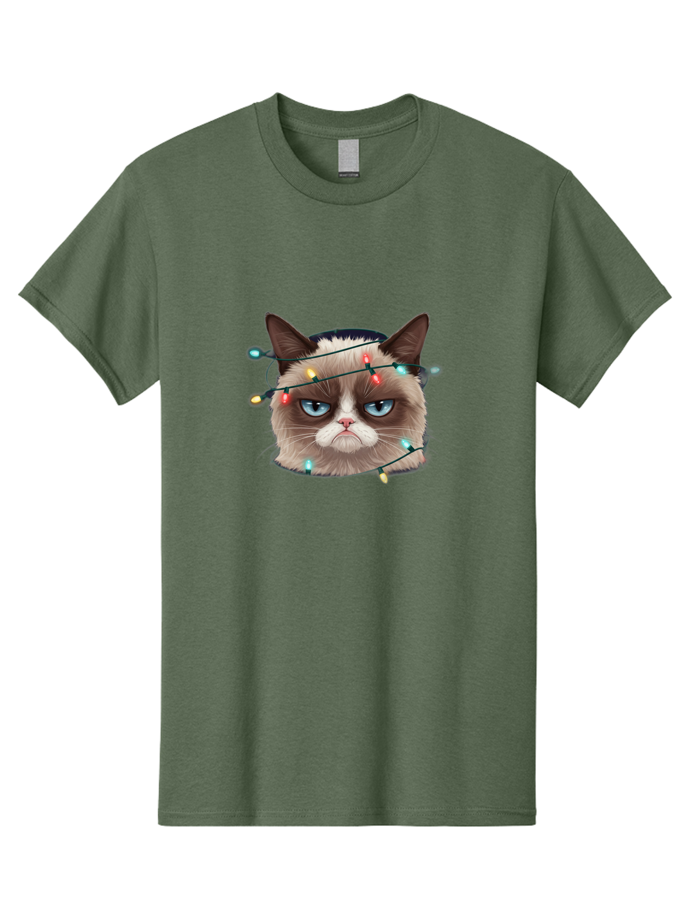 Grumpy-Cat-3 Men'S Graphic Tee, 100% Cotton, Comfortable Casual Summer Wear, Machine Washable, Vintage Camera, Old Camera, Antique Camera, Black Camera, Classic Photography, Photography Equipment, Nostalgic Device, Film Camera, Camera Art Bam595 4
