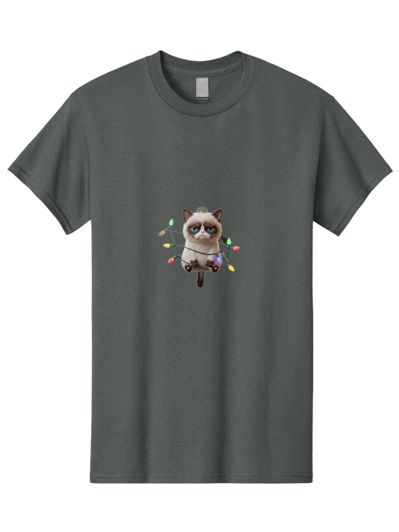 Grumpy-Cat-4 Men'S Graphic Tee, 100% Cotton, Comfortable Casual Summer Wear, Machine Washable, Vintage Camera, Old Camera, Antique Camera, Black Camera, Classic Photography, Photography Equipment, Nostalgic Device, Film Camera, Camera Art Bam596 3