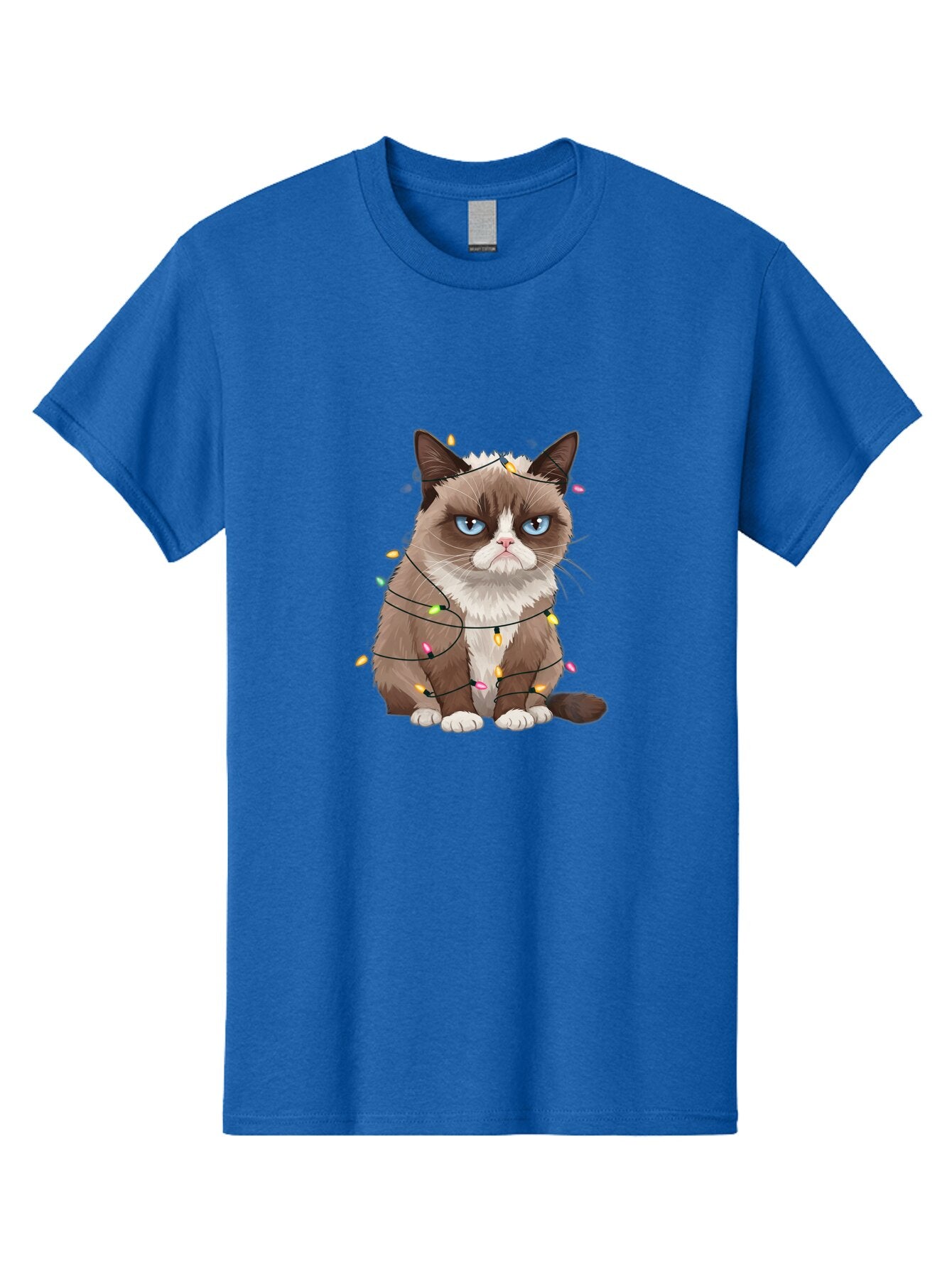 Grumpy-Cat-Christmas-Lights Men'S Graphic Tee, 100% Cotton, Comfortable Casual Summer Wear, Machine Washable, Vintage Camera, Old Camera, Antique Camera, Black Camera, Classic Photography, Photography Equipment, Nostalgic Device, Film Camera, Bam597 6