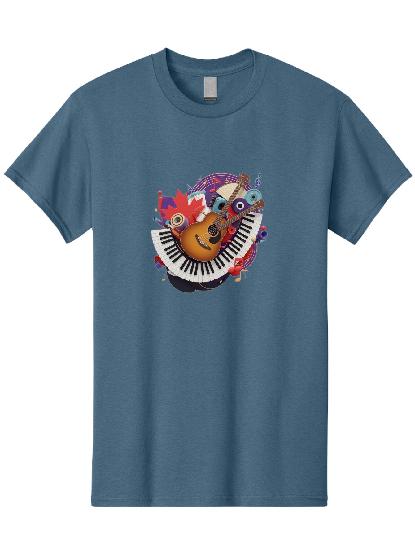 Guitar-And-Piano-Keys Men'S Graphic Tee, 100% Cotton, Comfortable Casual Summer Wear, Machine Washable, Vintage Camera, Old Camera, Antique Camera, Black Camera, Classic Photography, Photography Equipment, Nostalgic Device, Film Camera, Bam601 3