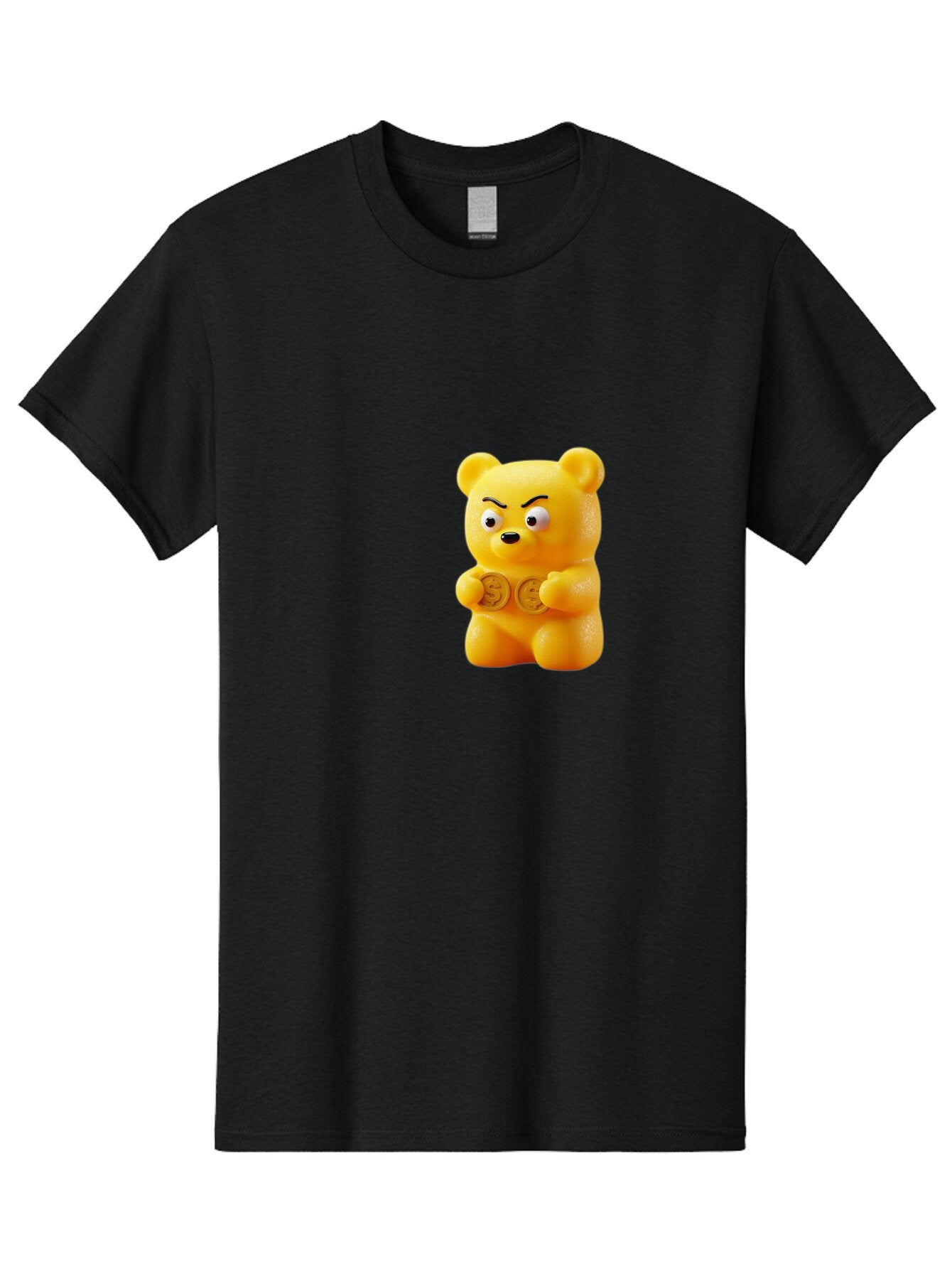 Gummy-Bear-1 Men'S Graphic Tee, 100% Cotton, Comfortable Casual Summer Wear, Machine Washable, Vintage Camera, Old Camera, Antique Camera, Black Camera, Classic Photography, Photography Equipment, Nostalgic Device, Film Camera, Camera Art Bam603 5