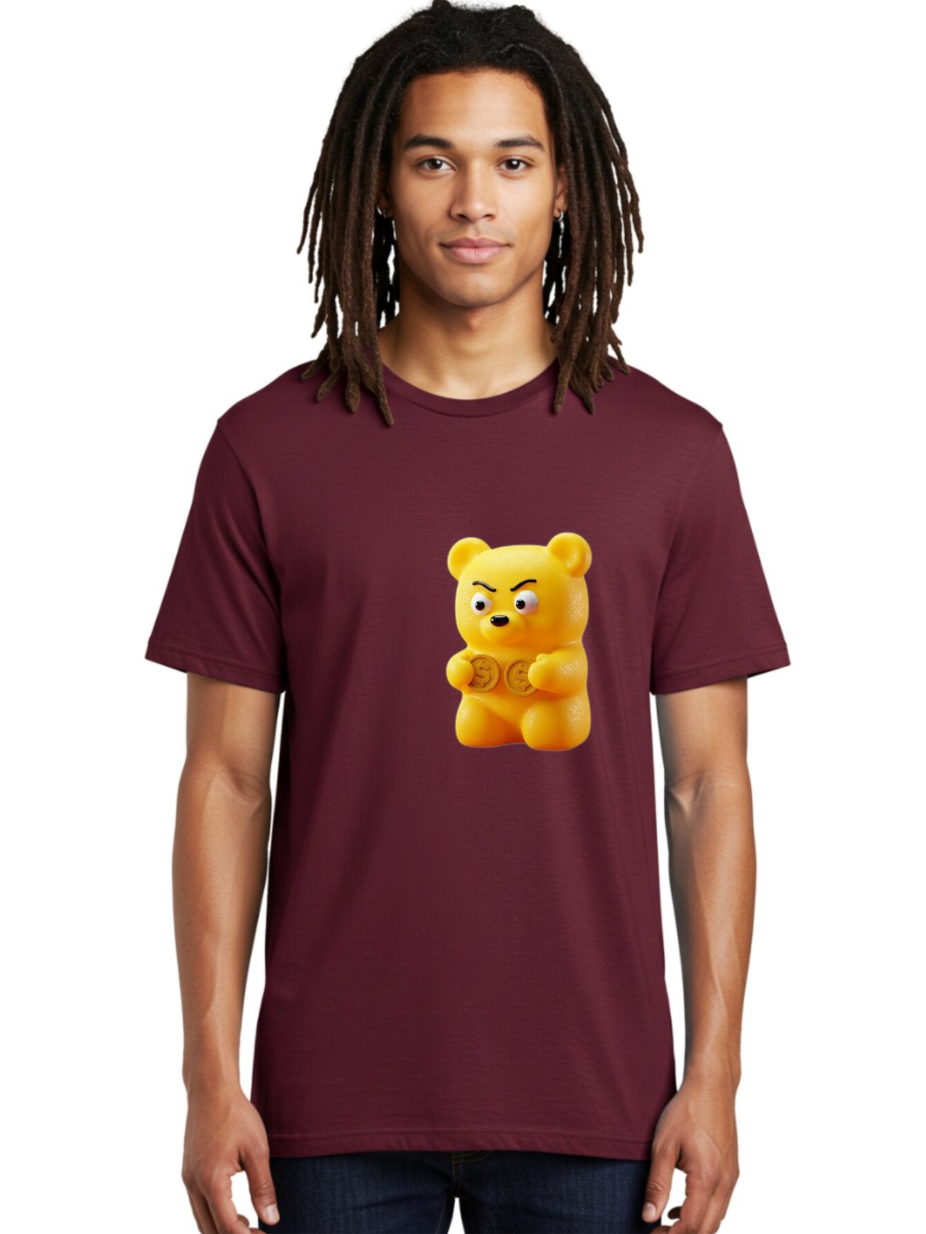 Gummy-Bear-1 Men'S Graphic Tee, 100% Cotton, Comfortable Casual Summer Wear, Machine Washable, Vintage Camera, Old Camera, Antique Camera, Black Camera, Classic Photography, Photography Equipment, Nostalgic Device, Film Camera, Camera Art Bam603 29