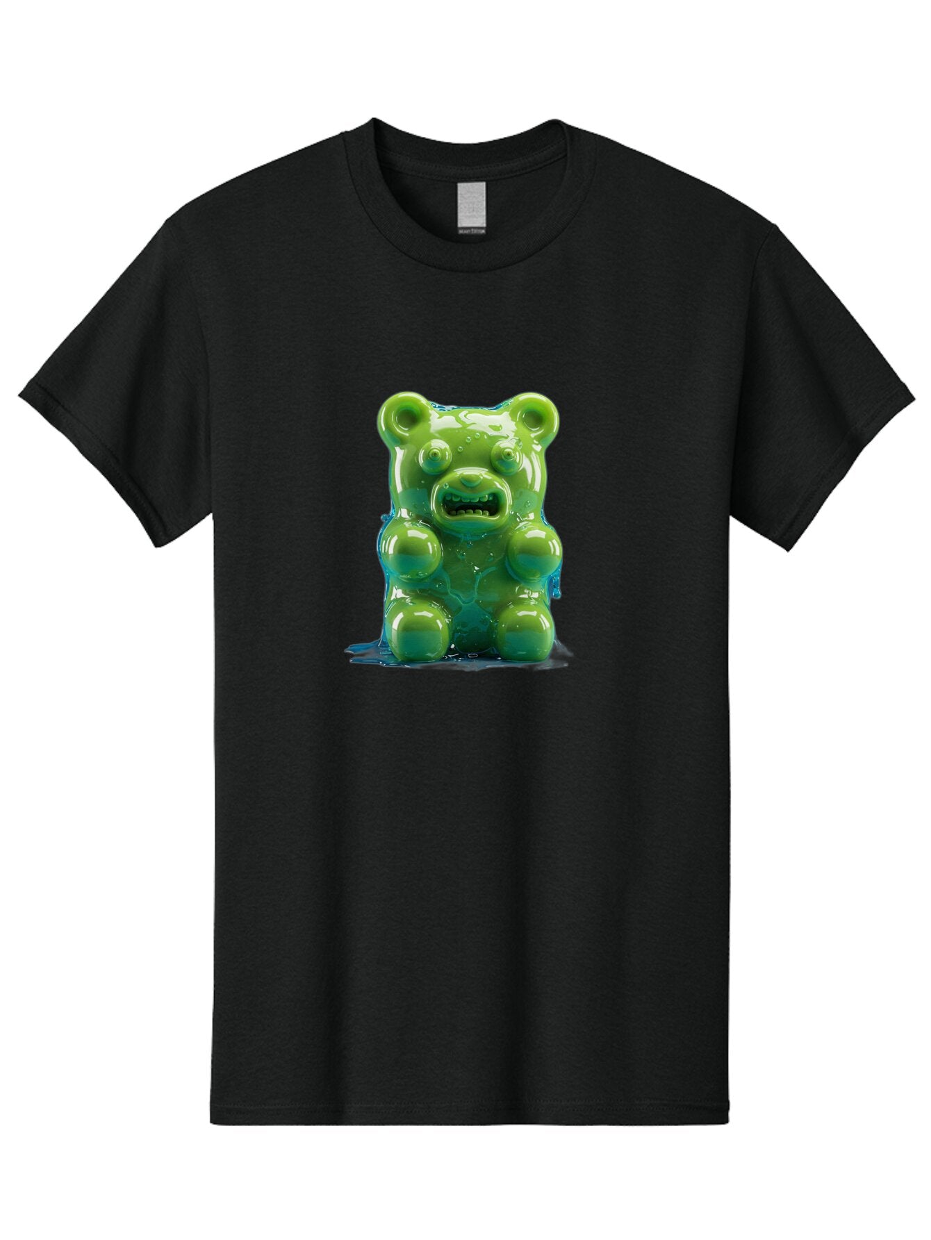 Gummy-Bear-3 Men'S Graphic Tee, 100% Cotton, Comfortable Casual Summer Wear, Machine Washable, Vintage Camera, Old Camera, Antique Camera, Black Camera, Classic Photography, Photography Equipment, Nostalgic Device, Film Camera, Camera Art Bam605 8