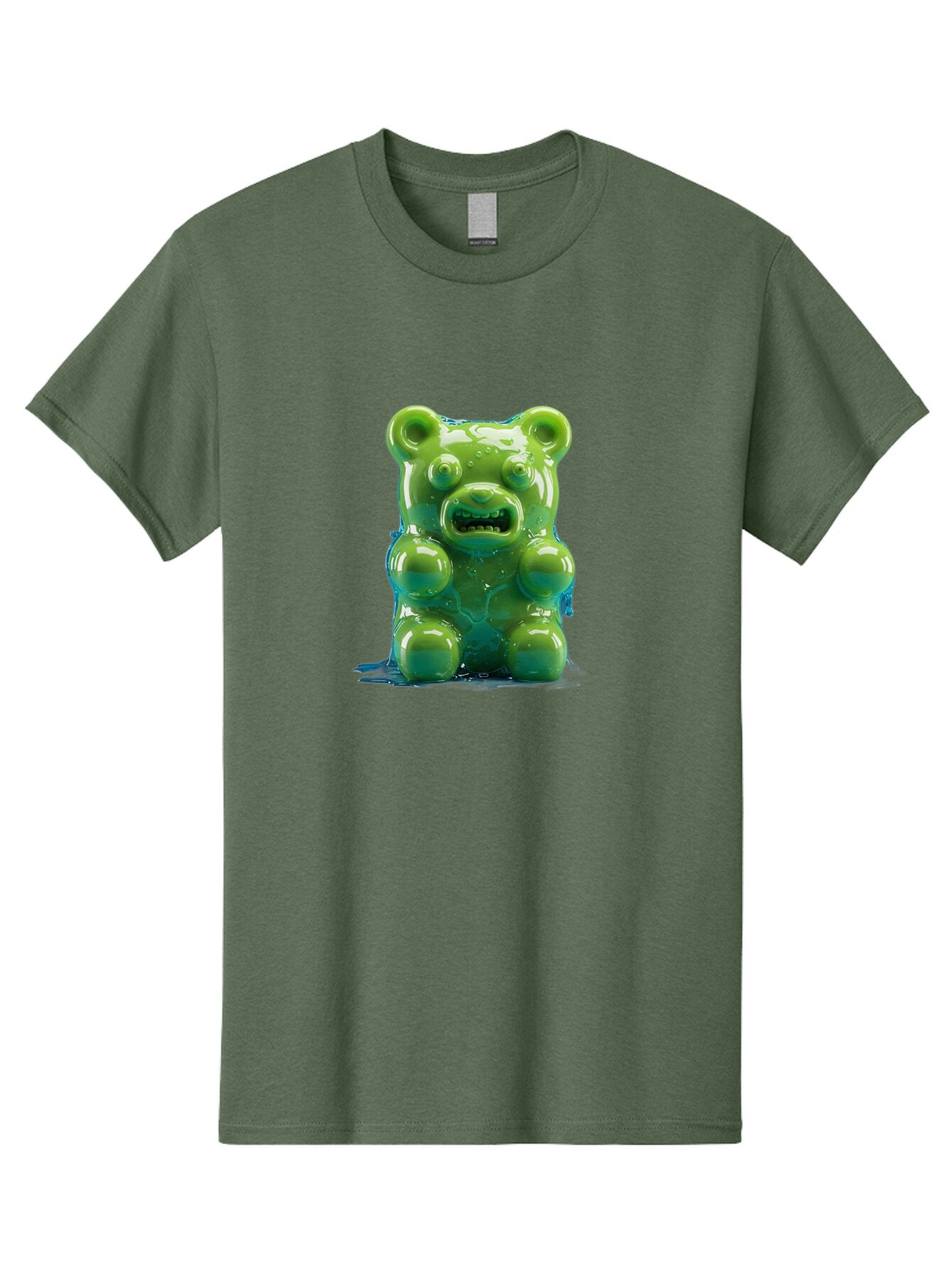 Gummy-Bear-3 Men'S Graphic Tee, 100% Cotton, Comfortable Casual Summer Wear, Machine Washable, Vintage Camera, Old Camera, Antique Camera, Black Camera, Classic Photography, Photography Equipment, Nostalgic Device, Film Camera, Camera Art Bam605 3