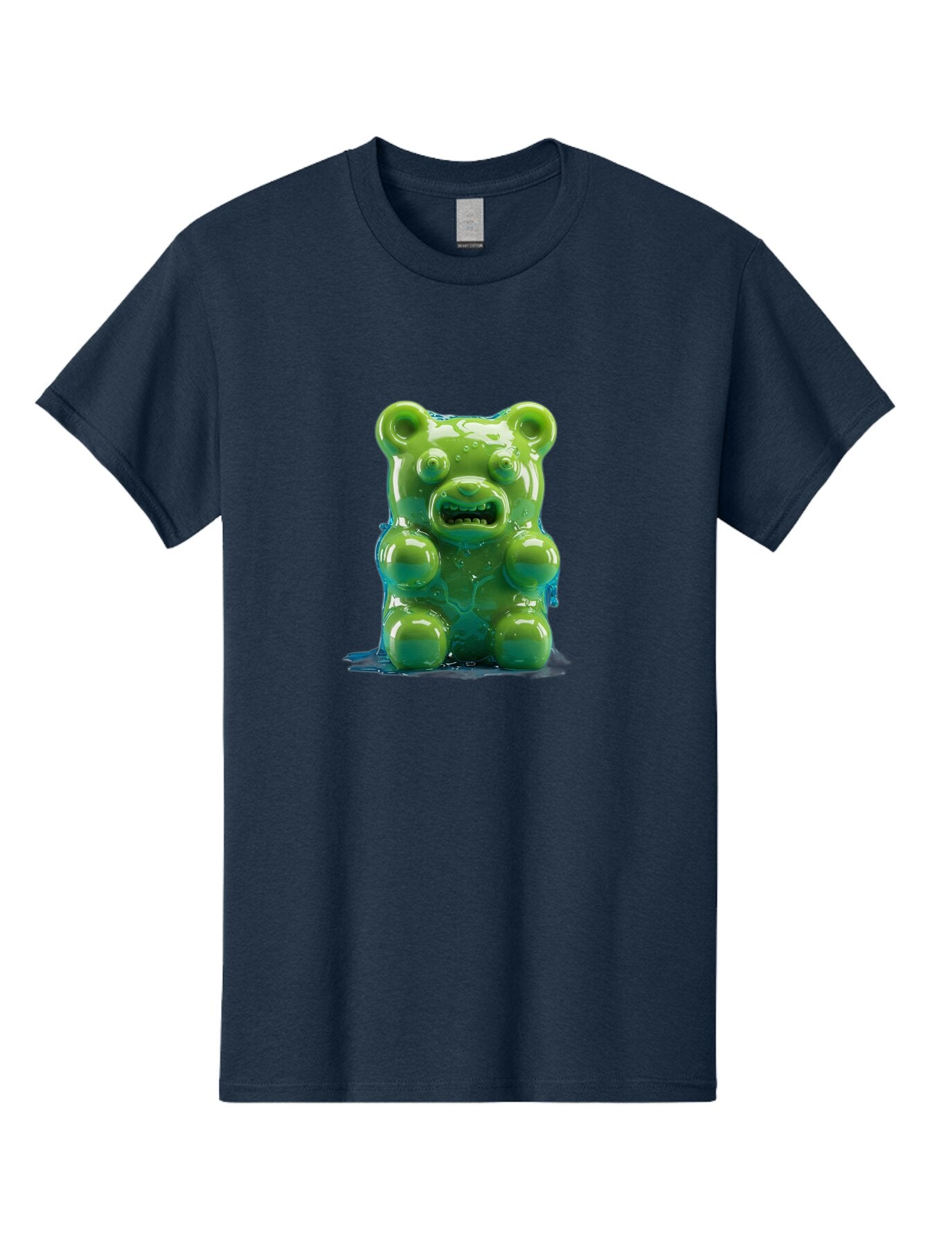 Gummy-Bear-3 Men'S Graphic Tee, 100% Cotton, Comfortable Casual Summer Wear, Machine Washable, Vintage Camera, Old Camera, Antique Camera, Black Camera, Classic Photography, Photography Equipment, Nostalgic Device, Film Camera, Camera Art Bam605