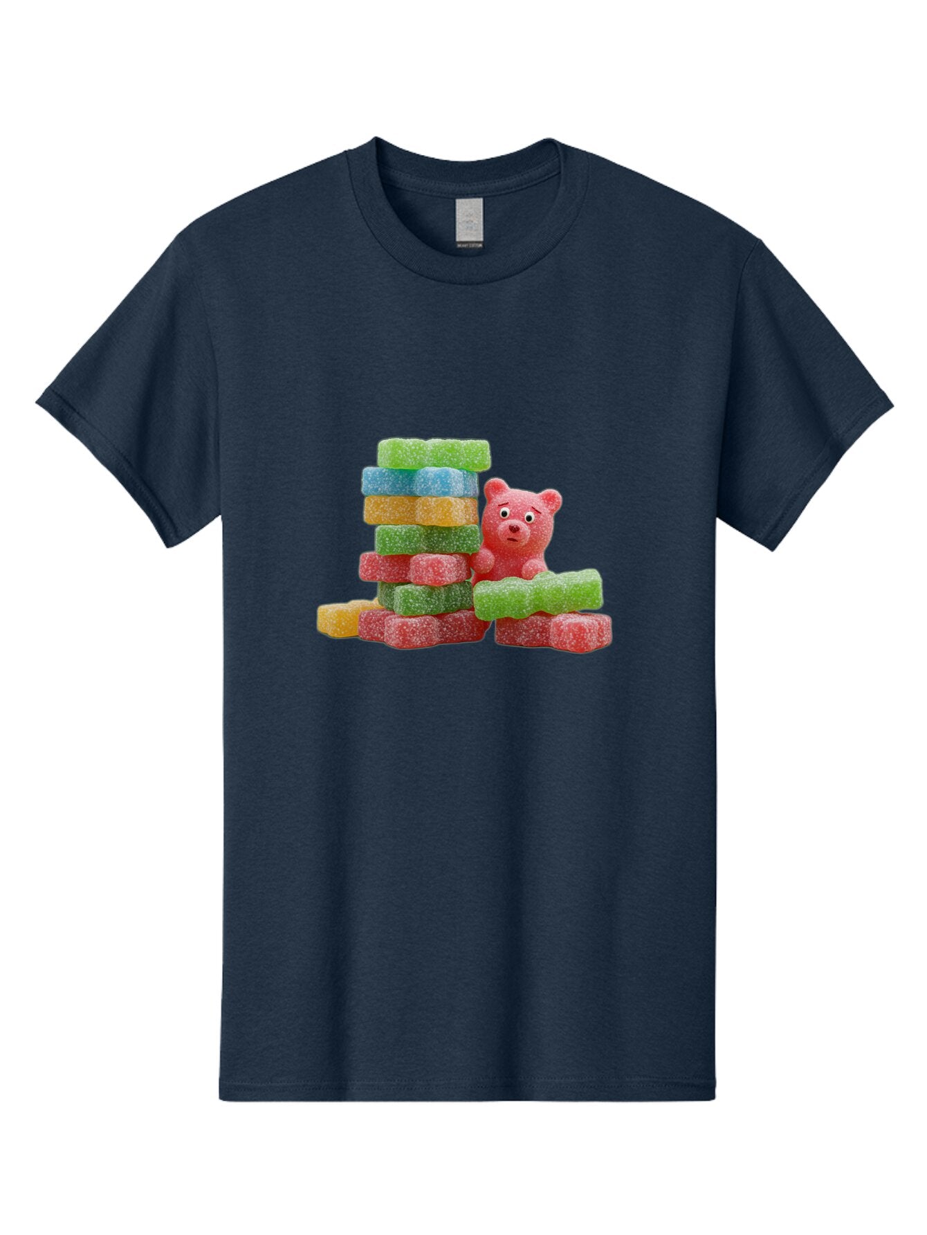 Gummy-Bear-Gummies Men'S Graphic Tee, 100% Cotton, Comfortable Casual Summer Wear, Machine Washable, Vintage Camera, Old Camera, Antique Camera, Black Camera, Classic Photography, Photography Equipment, Nostalgic Device, Film Camera, Bam608 13
