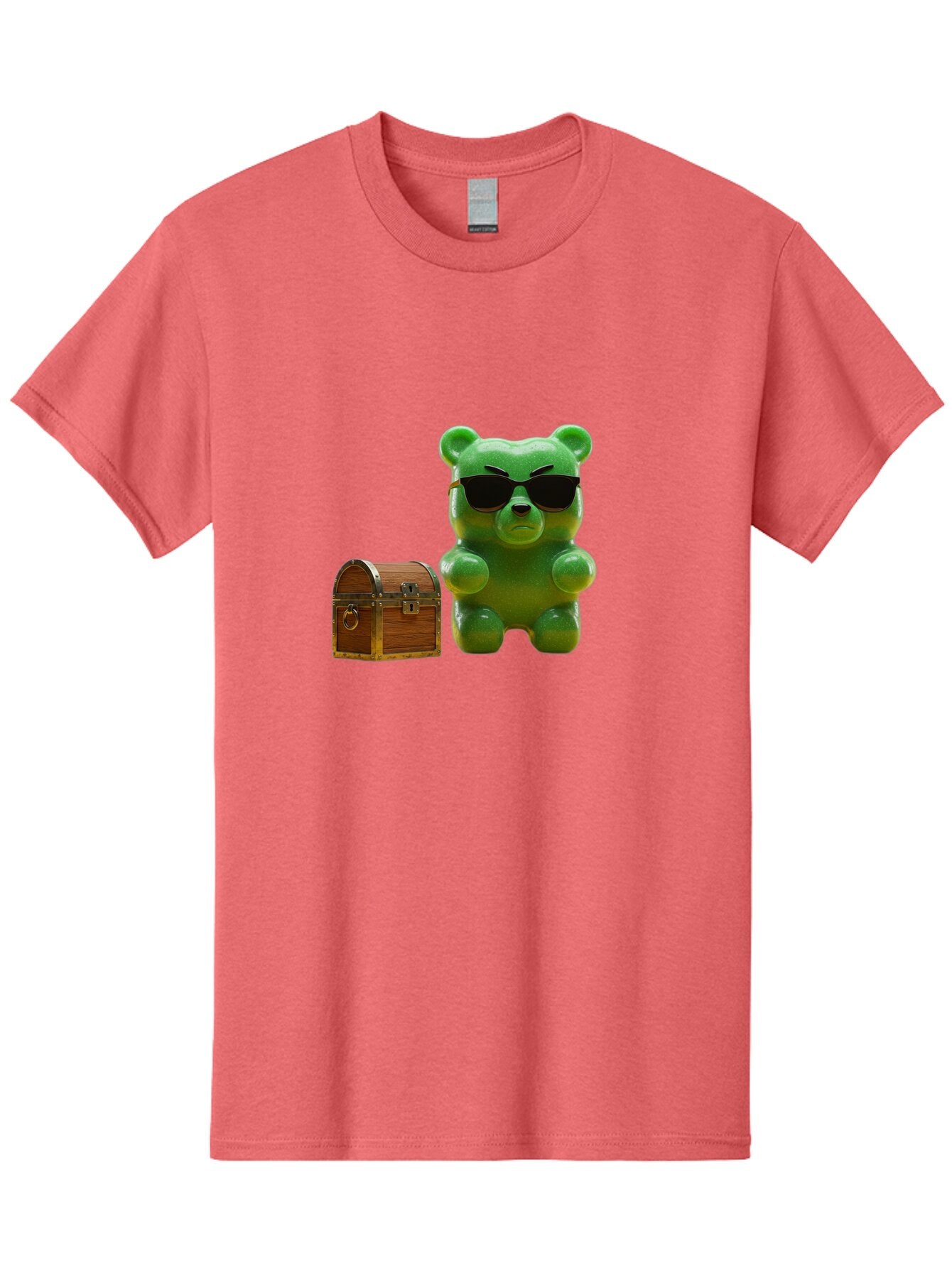 Gummy-Bear-In-Shades Men'S Graphic Tee, 100% Cotton, Comfortable Casual Summer Wear, Machine Washable, Vintage Camera, Old Camera, Antique Camera, Black Camera, Classic Photography, Photography Equipment, Nostalgic Device, Film Camera, Bam609 13