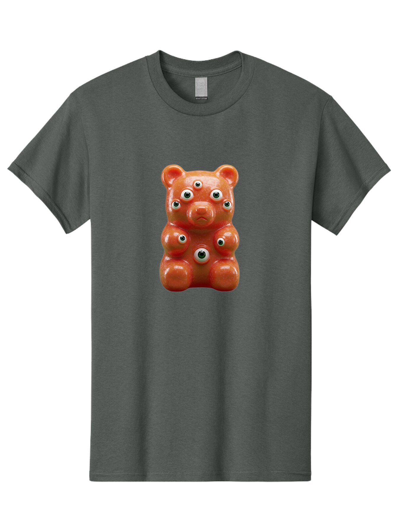 Gummy-Bear-With-Googly-Eyes Men'S Graphic Tee, 100% Cotton, Comfortable Casual Summer Wear, Machine Washable, Vintage Camera, Old Camera, Antique Camera, Black Camera, Classic Photography, Photography Equipment, Nostalgic Device, Film Camera, Bam613 8