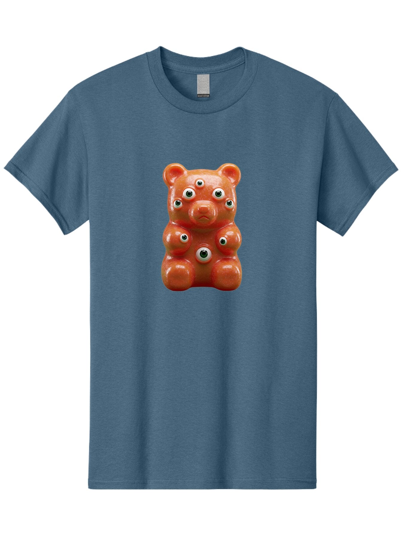 Gummy-Bear-With-Googly-Eyes Men'S Graphic Tee, 100% Cotton, Comfortable Casual Summer Wear, Machine Washable, Vintage Camera, Old Camera, Antique Camera, Black Camera, Classic Photography, Photography Equipment, Nostalgic Device, Film Camera, Bam613