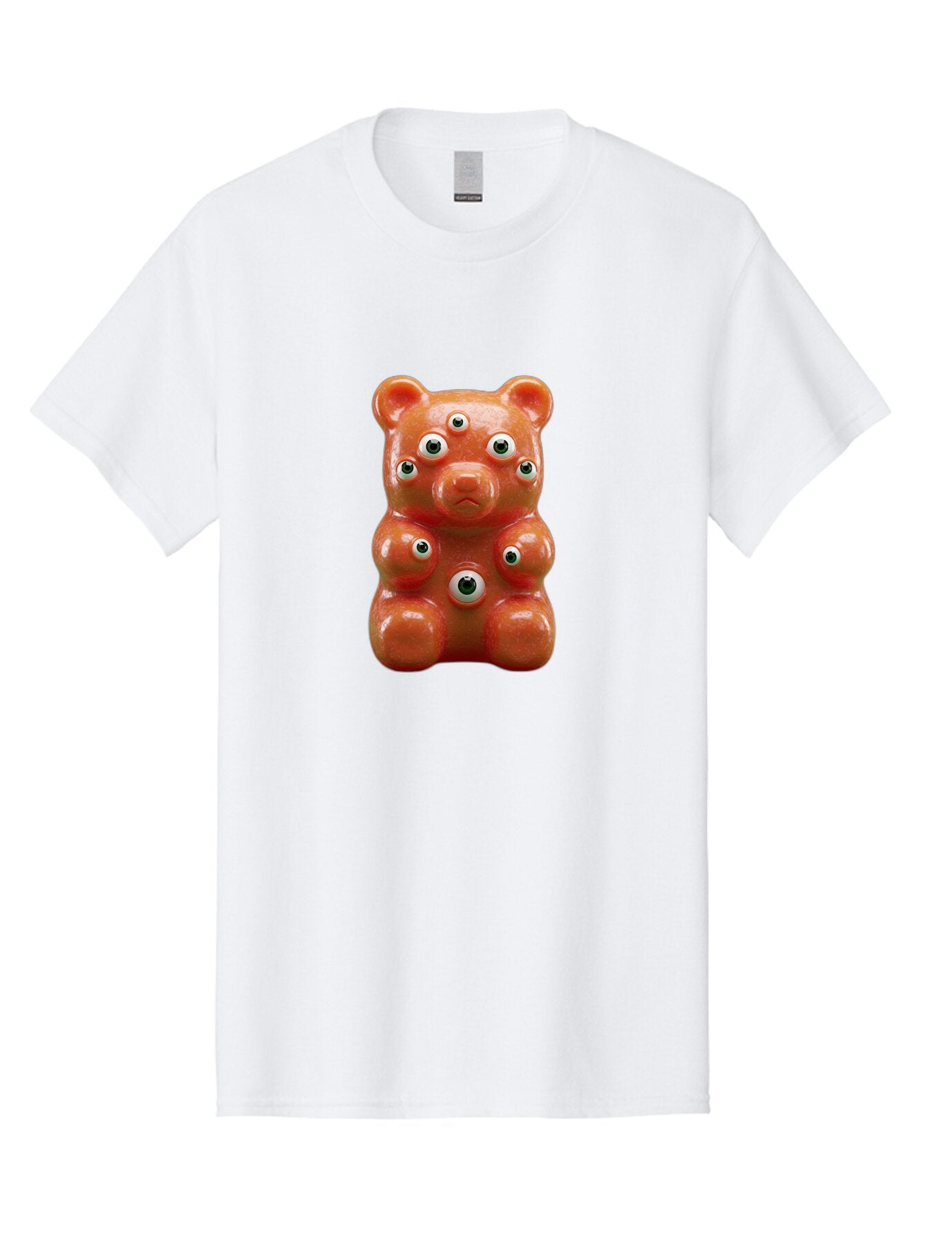 Gummy-Bear-With-Googly-Eyes Men'S Graphic Tee, 100% Cotton, Comfortable Casual Summer Wear, Machine Washable, Vintage Camera, Old Camera, Antique Camera, Black Camera, Classic Photography, Photography Equipment, Nostalgic Device, Film Camera, Bam613 12