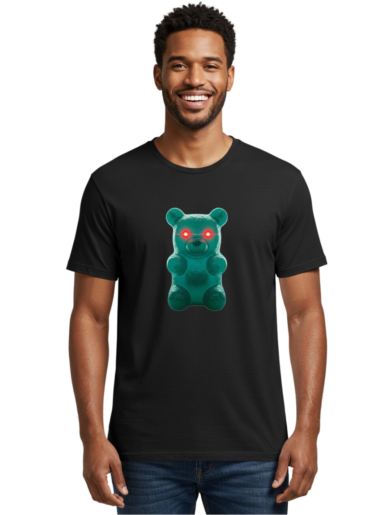 Gummy-Bear-With-Red-Eyes Men'S Graphic Tee, 100% Cotton, Comfortable Casual Summer Wear, Machine Washable, Vintage Camera, Old Camera, Antique Camera, Black Camera, Classic Photography, Photography Equipment, Nostalgic Device, Film Camera, Bam614 19