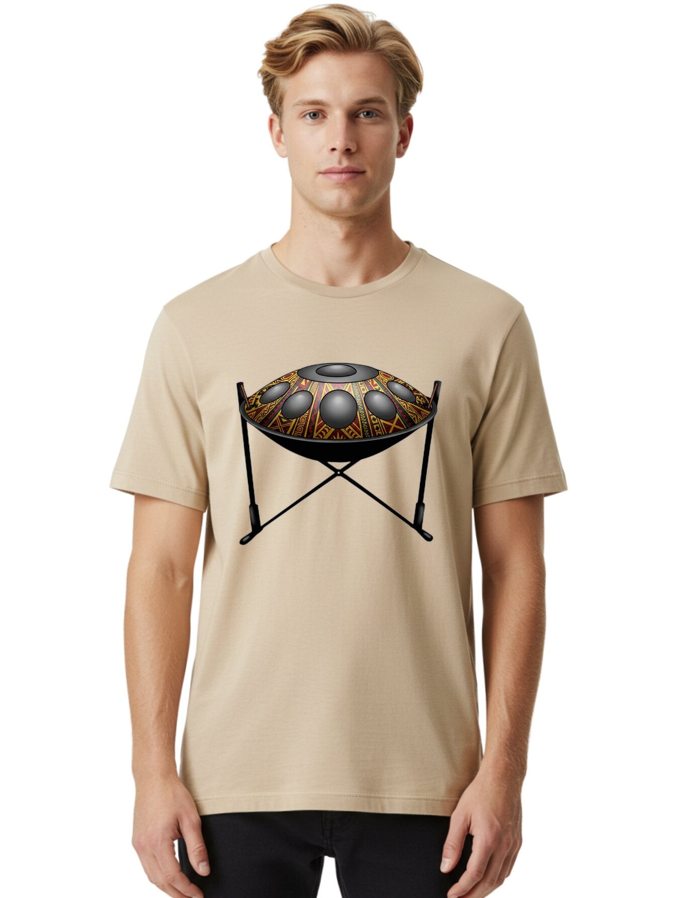 Handpan Men'S Graphic Tee, 100% Cotton, Comfortable Casual Summer Wear, Machine Washable, Vintage Camera, Old Camera, Antique Camera, Black Camera, Classic Photography, Photography Equipment, Nostalgic Device, Film Camera, Camera Art Bam618 29