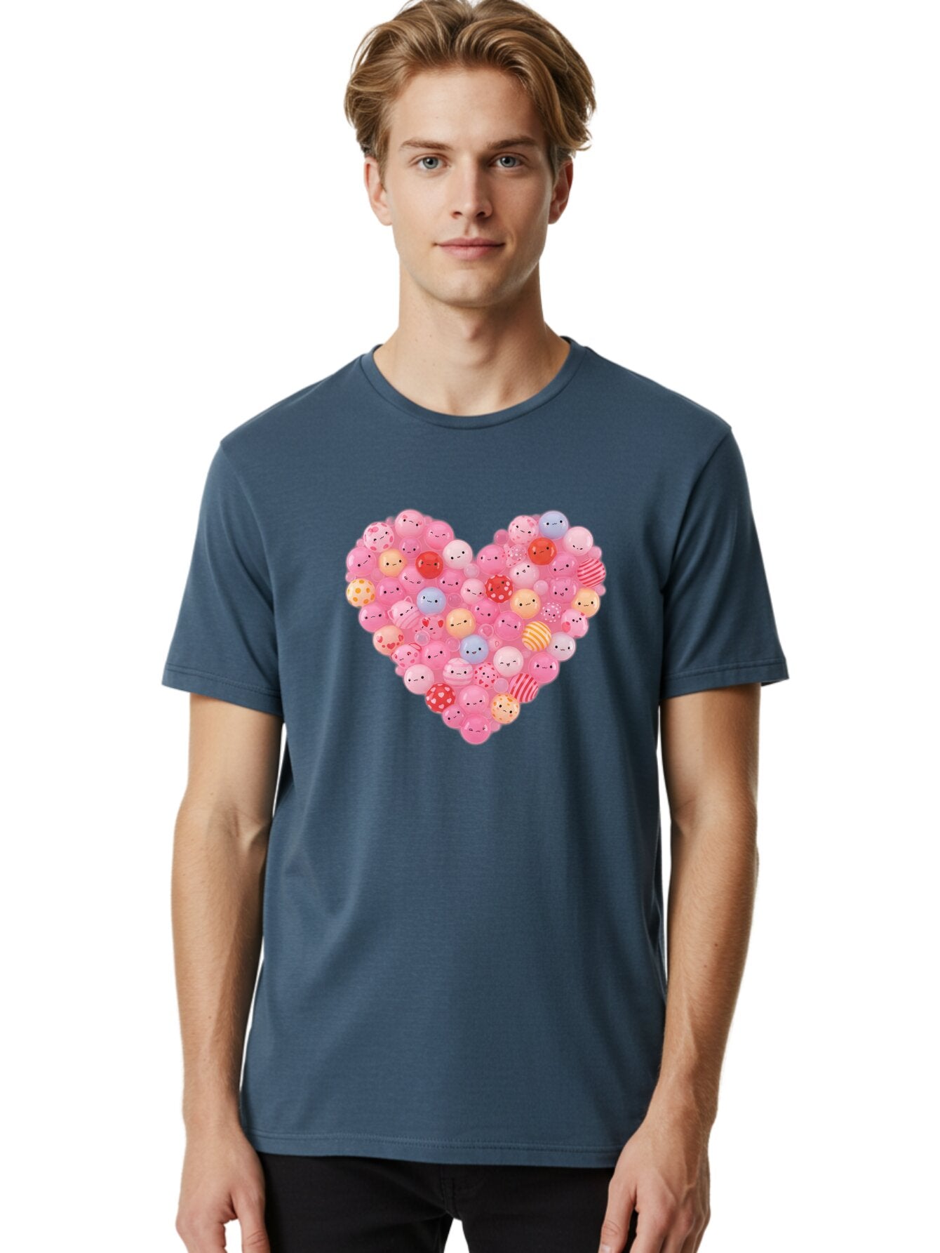 Heart-Of-Emoticon-Gumballs Men'S Graphic Tee, 100% Cotton, Comfortable Casual Summer Wear, Machine Washable, Vintage Camera, Old Camera, Antique Camera, Black Camera, Classic Photography, Photography Equipment, Nostalgic Device, Film Camera, Bam635 28