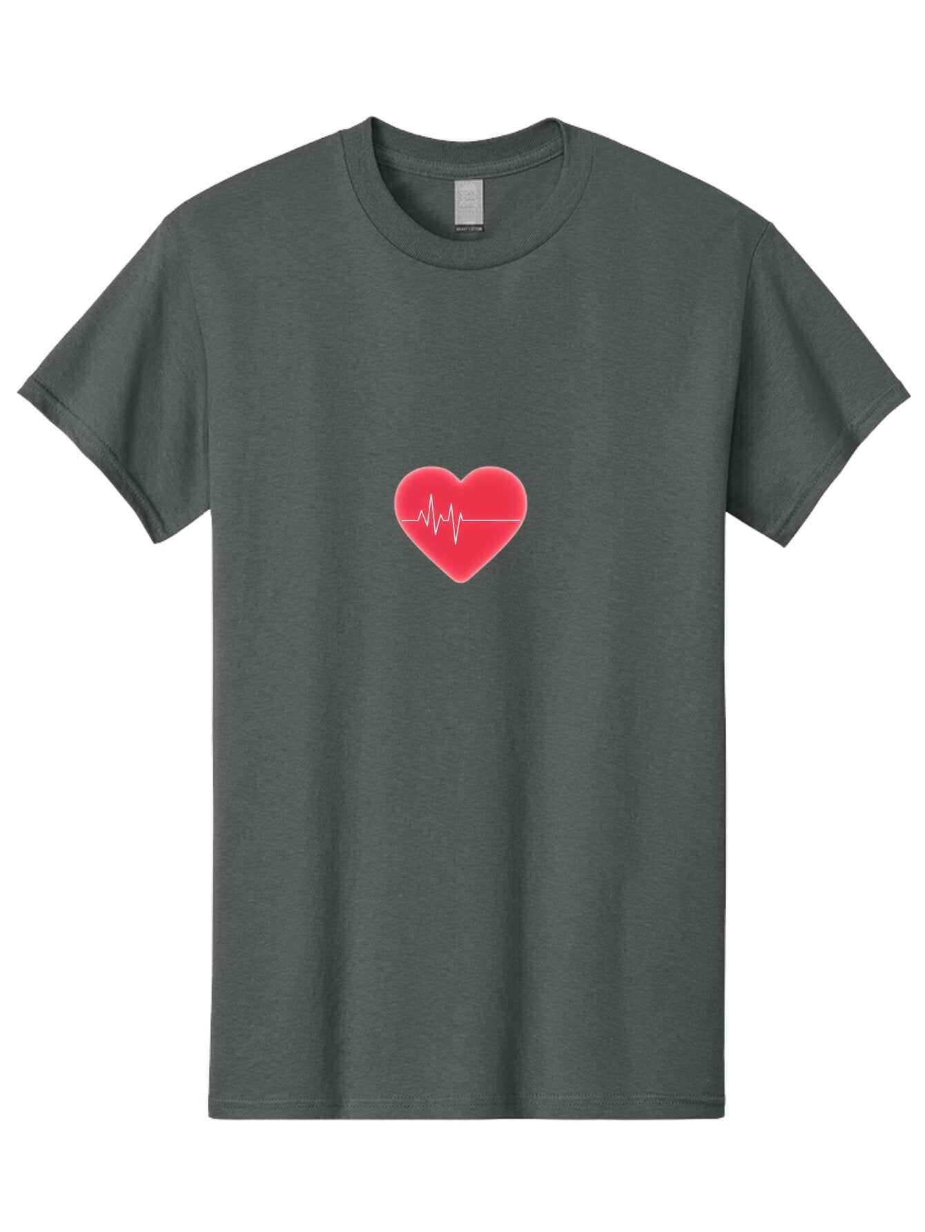 Heart-With-Ecg Men'S Graphic Tee, 100% Cotton, Comfortable Casual Summer Wear, Machine Washable, Vintage Camera, Old Camera, Antique Camera, Black Camera, Classic Photography, Photography Equipment, Nostalgic Device, Film Camera, Camera Art Bam636 12