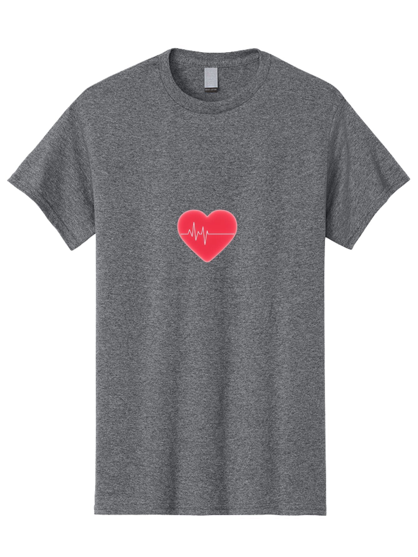 Heart-With-Ecg Men'S Graphic Tee, 100% Cotton, Comfortable Casual Summer Wear, Machine Washable, Vintage Camera, Old Camera, Antique Camera, Black Camera, Classic Photography, Photography Equipment, Nostalgic Device, Film Camera, Camera Art Bam636