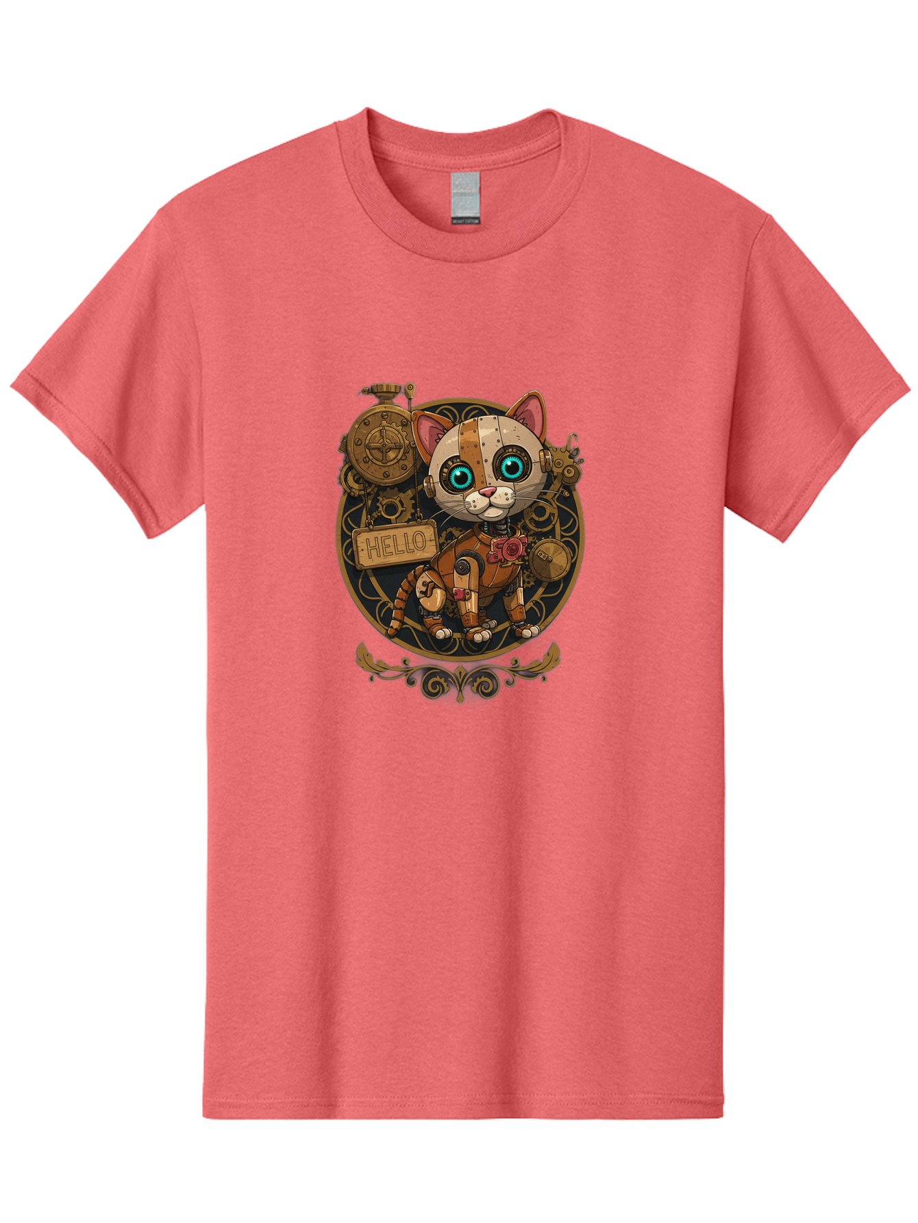 Hello-Cat Men'S Graphic Tee, 100% Cotton, Comfortable Casual Summer Wear, Machine Washable, Vintage Camera, Old Camera, Antique Camera, Black Camera, Classic Photography, Photography Equipment, Nostalgic Device, Film Camera, Camera Art Bam639 8