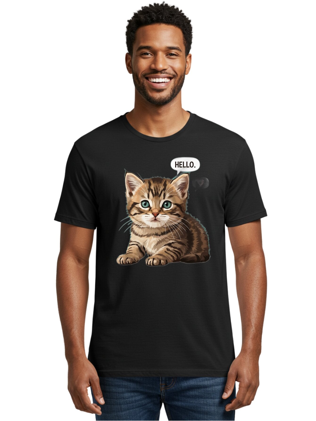 Hello-Kitten Men'S Graphic Tee, 100% Cotton, Comfortable Casual Summer Wear, Machine Washable, Vintage Camera, Old Camera, Antique Camera, Black Camera, Classic Photography, Photography Equipment, Nostalgic Device, Film Camera, Camera Art Bam640 24