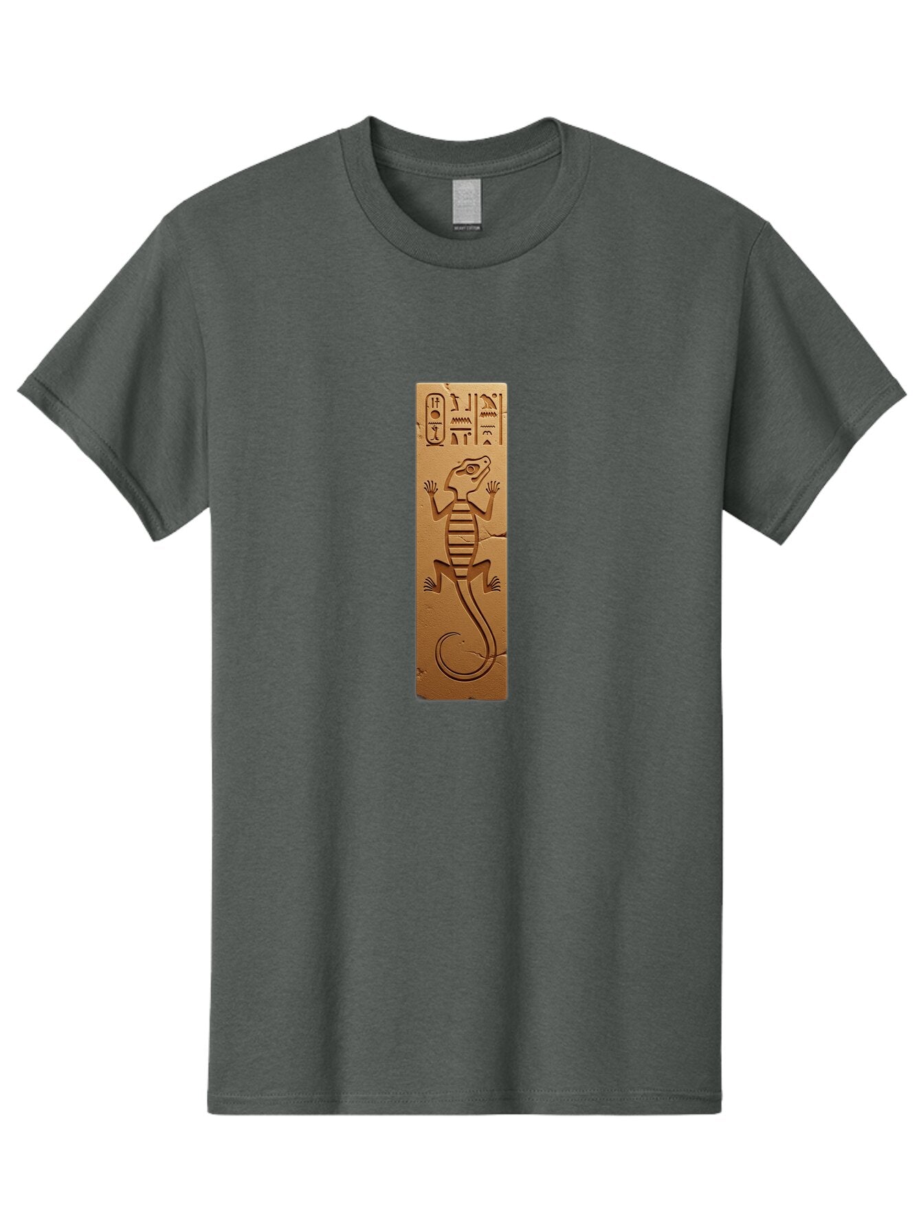 Hieroglyphic-Lizard-Plaque Men'S Graphic Tee, 100% Cotton, Comfortable Casual Summer Wear, Machine Washable, Vintage Camera, Old Camera, Antique Camera, Black Camera, Classic Photography, Photography Equipment, Nostalgic Device, Film Camera, Bam644 11