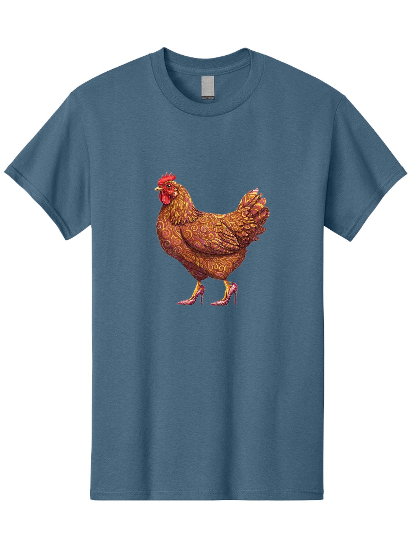 High-Heel-Chicken-1 Men'S Graphic Tee, 100% Cotton, Comfortable Casual Summer Wear, Machine Washable, Vintage Camera, Old Camera, Antique Camera, Black Camera, Classic Photography, Photography Equipment, Nostalgic Device, Film Camera, Bam645 10
